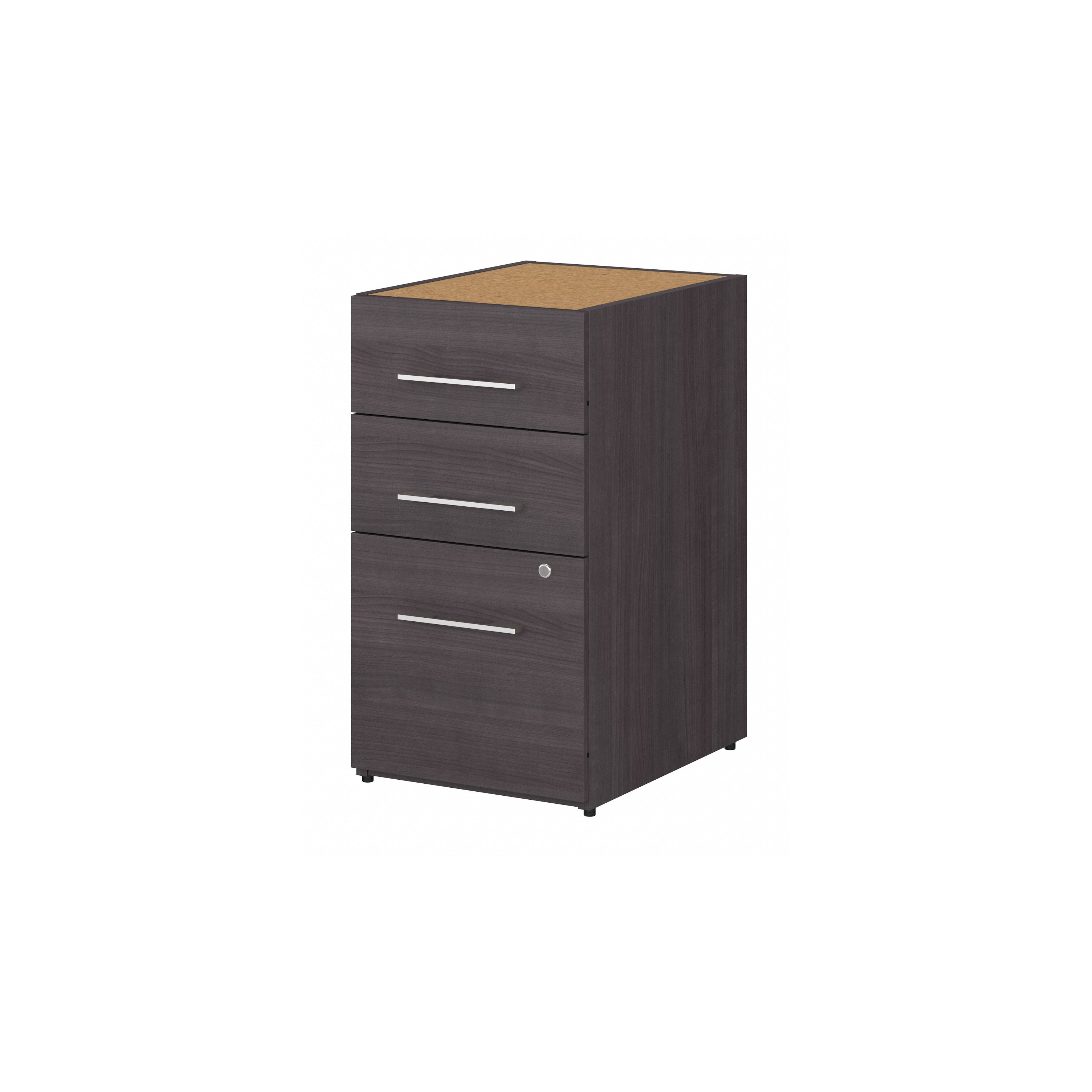 Shop Bush Business Furniture Office 500 16W 3 Drawer File Cabinet - Assembled 02 OFF116SGSU #color_storm gray