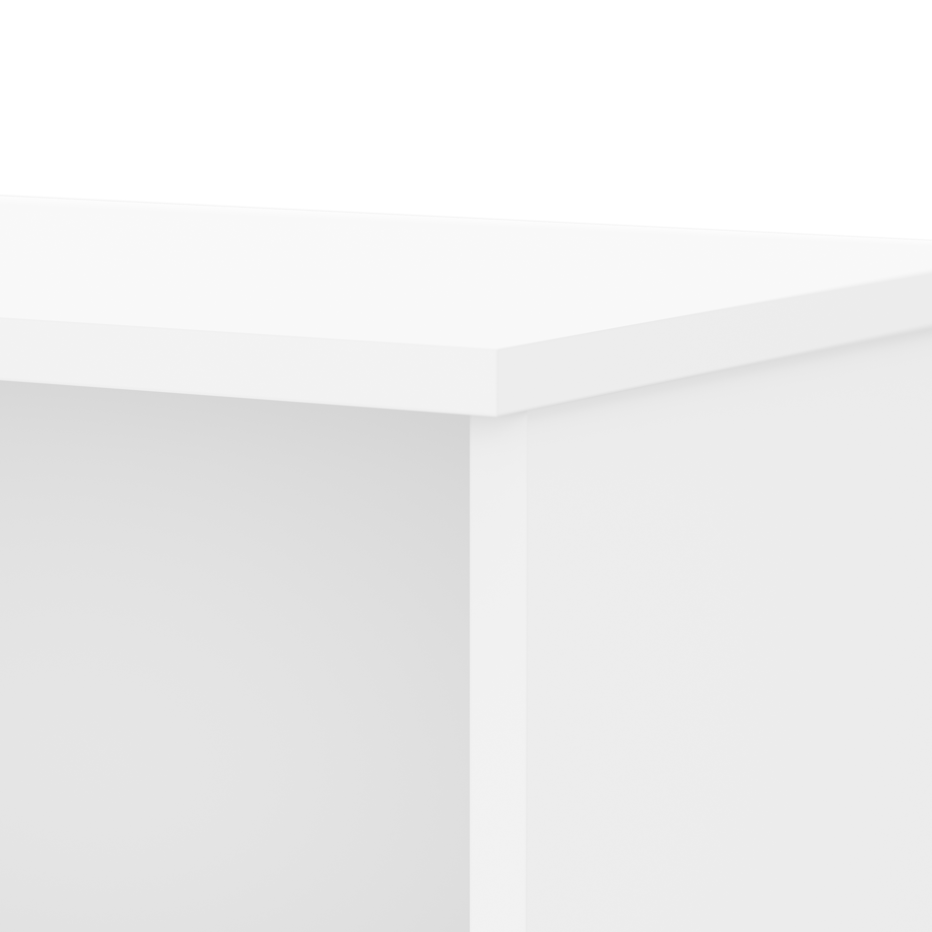 Shop Bush Business Furniture Hybrid Small 2 Shelf Bookcase 04 HY3036WH-Z #color_white