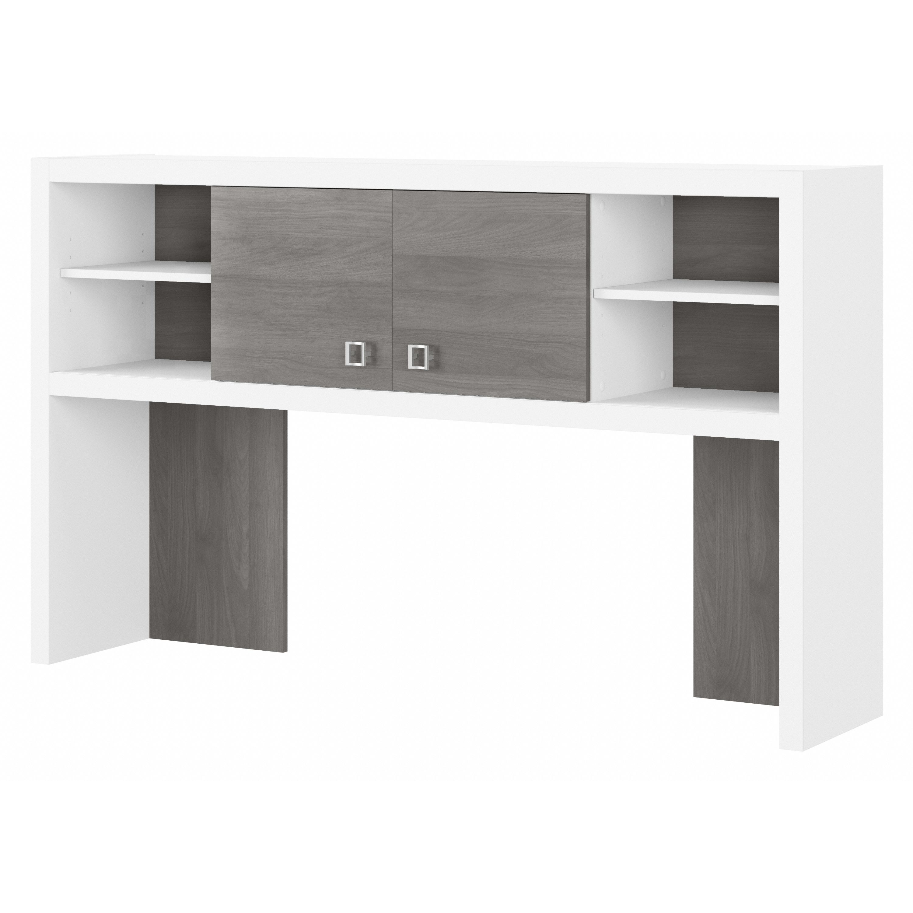 Shop Bush Business Furniture Echo 60W Hutch 02 KI60503-03 #color_pure white/modern gray