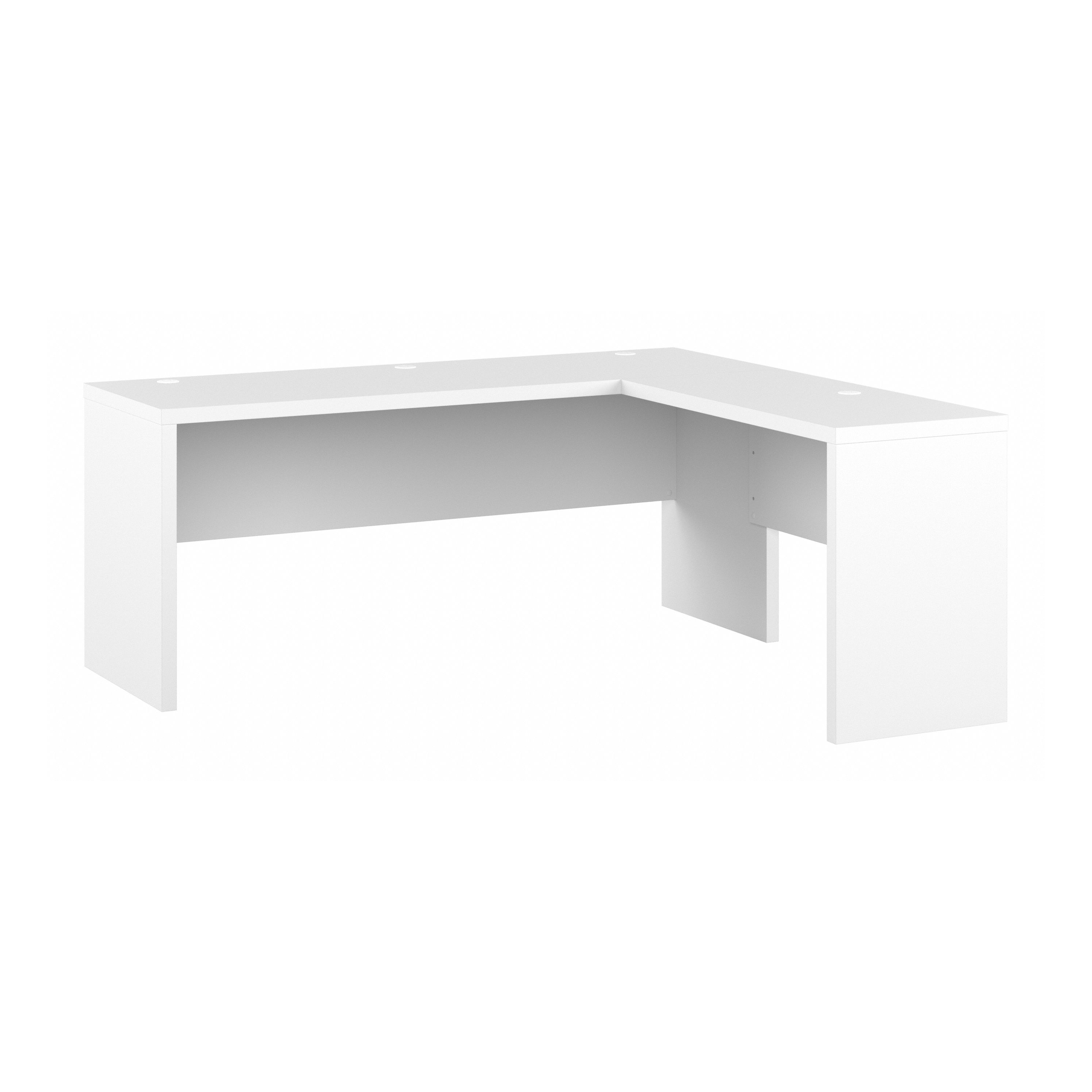 Shop Bush Business Furniture Echo 72W L Shaped Computer Desk 02 ECH054PW #color_pure white