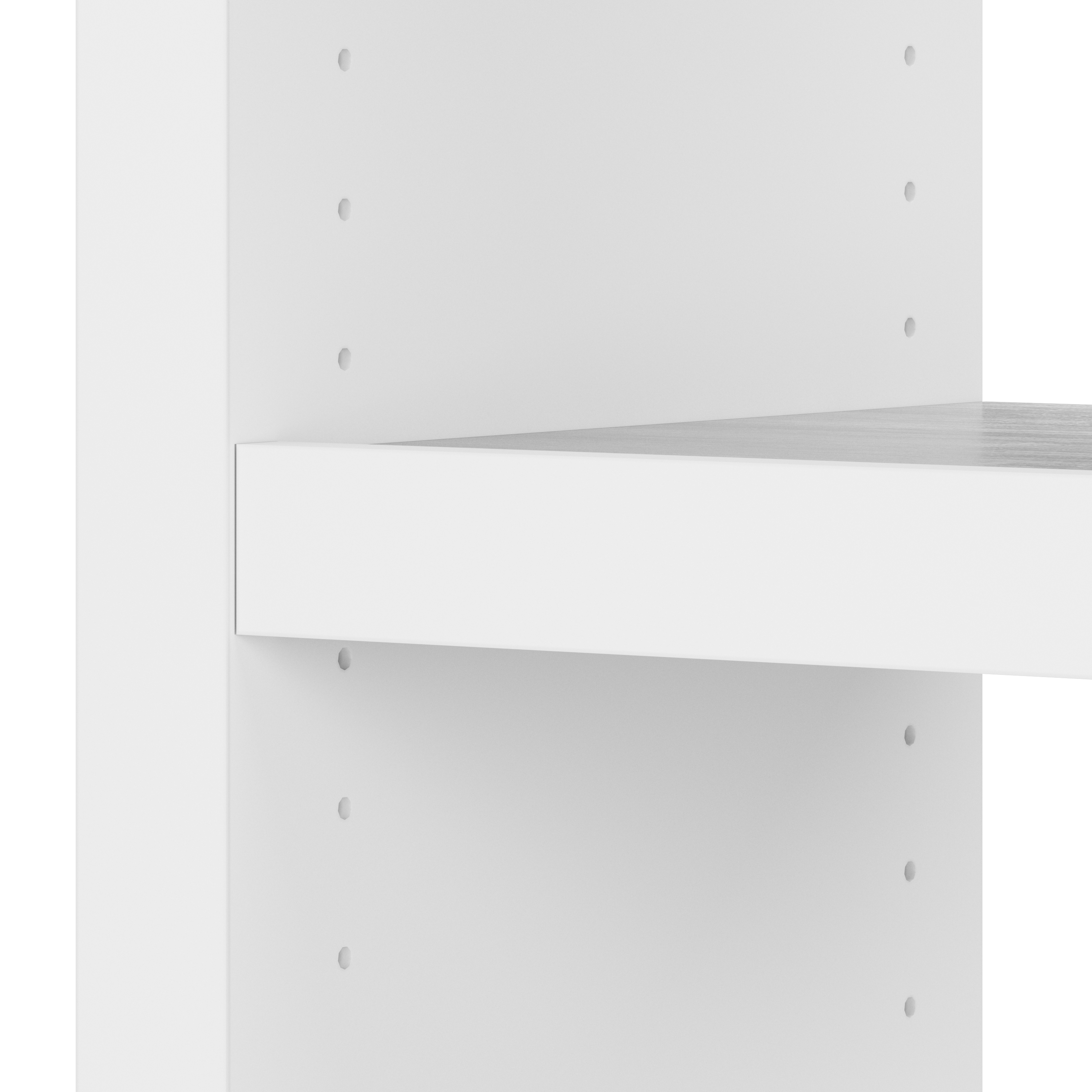 Shop Bush Business Furniture Echo 56W Bookcase Desk 03 KI60507-03 #color_pure white/modern gray