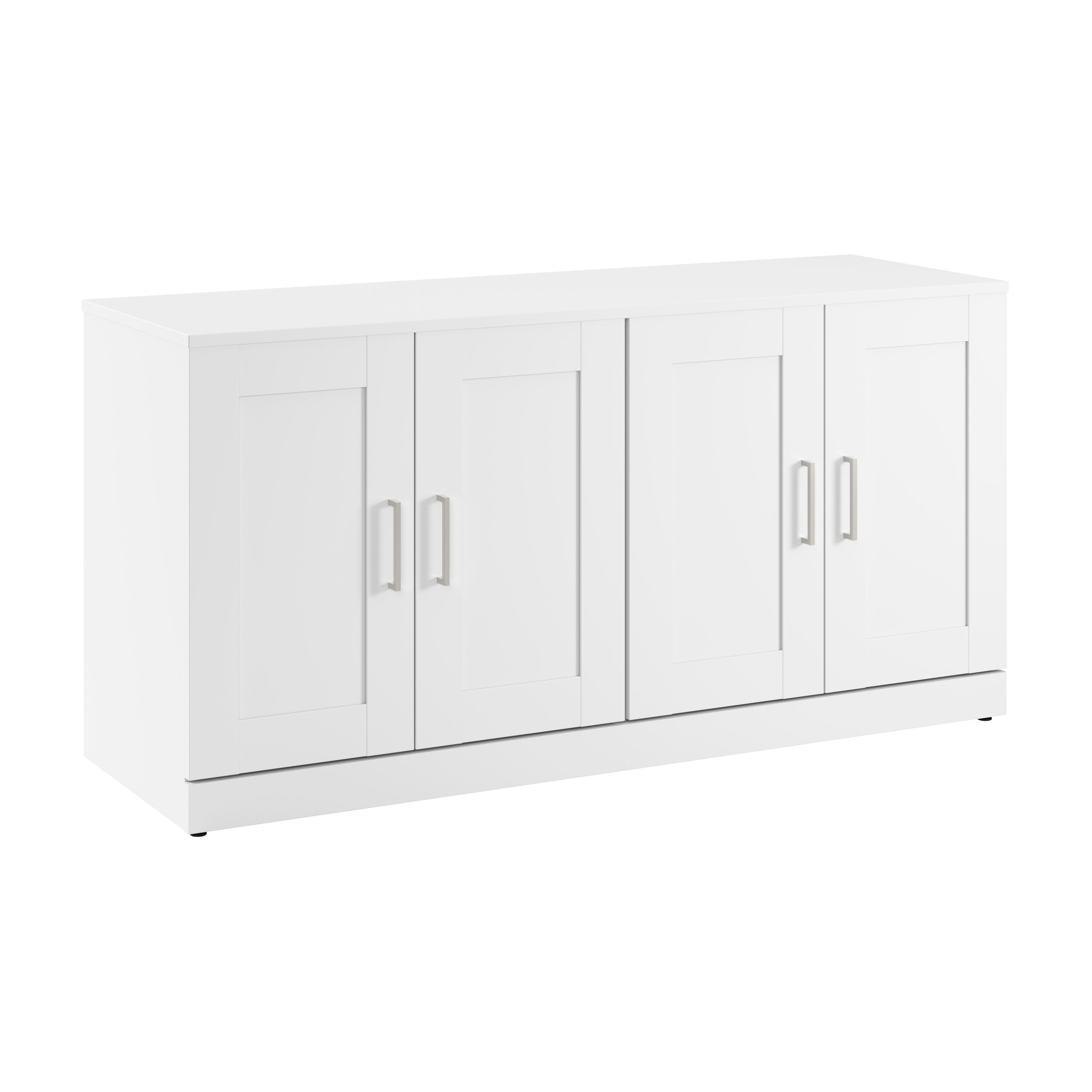 Shop Bush Business Furniture Hampton Heights 60W Bookshelf with Doors 02 HHS260WHK #color_white