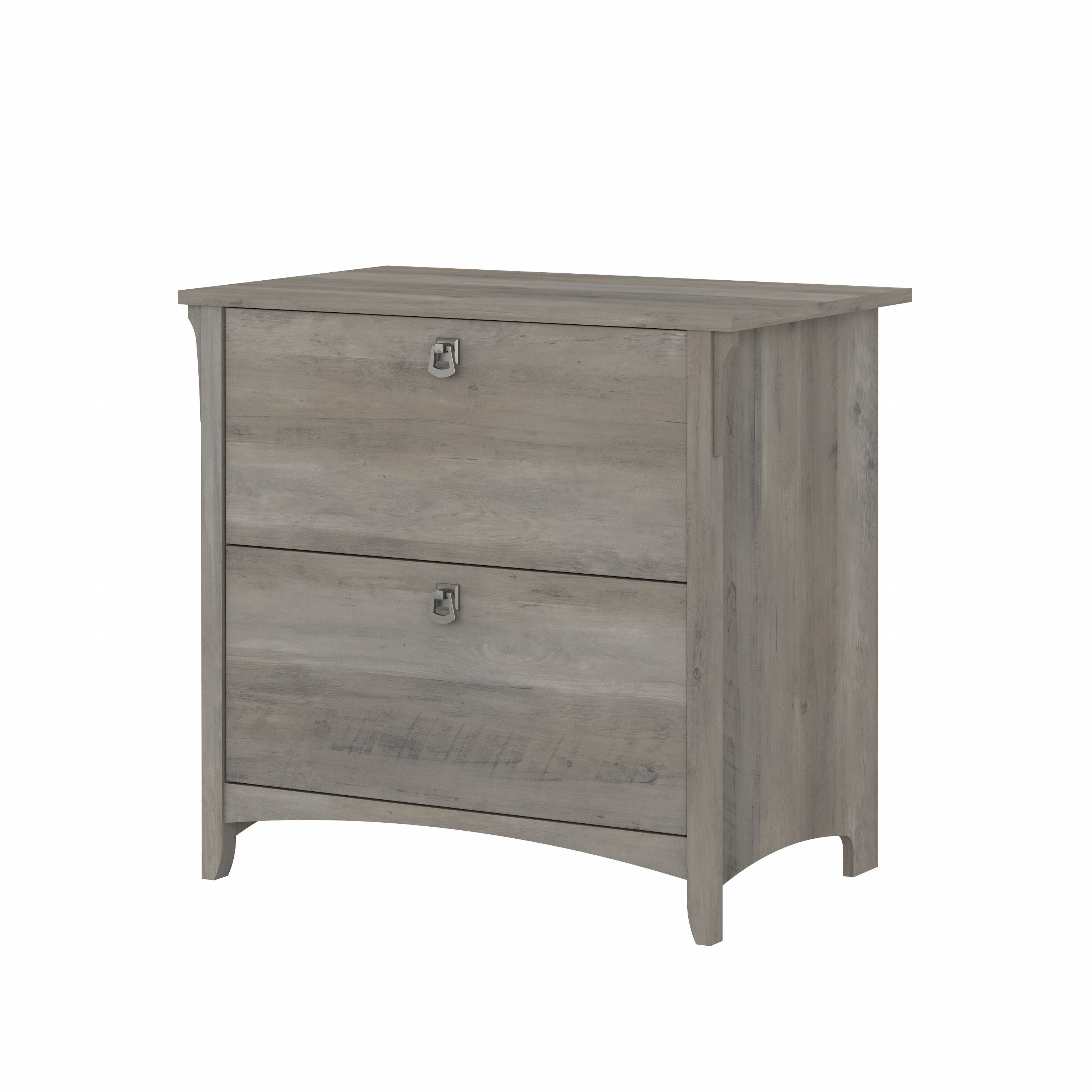 Shop Bush Furniture Salinas 2 Drawer Lateral File Cabinet 02 SAF132DG-03 #color_driftwood gray