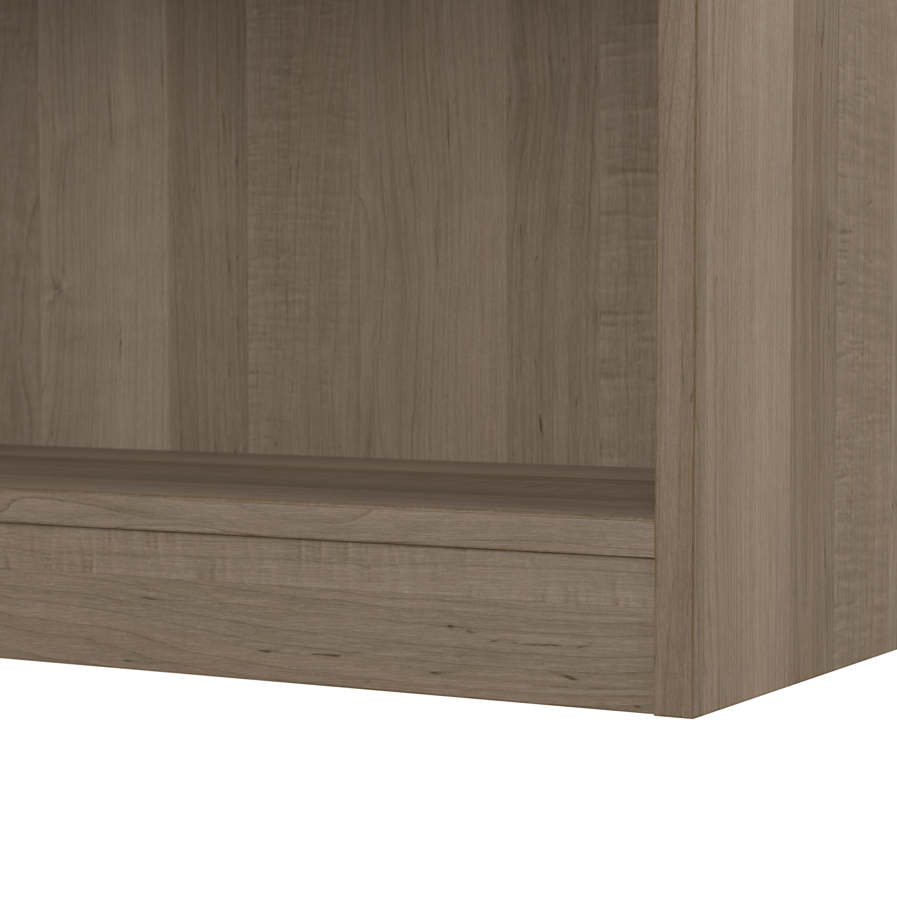 Shop Bush Furniture Universal Tall 5 Shelf Bookcase - Set of 2 05 UB003AG #color_ash gray