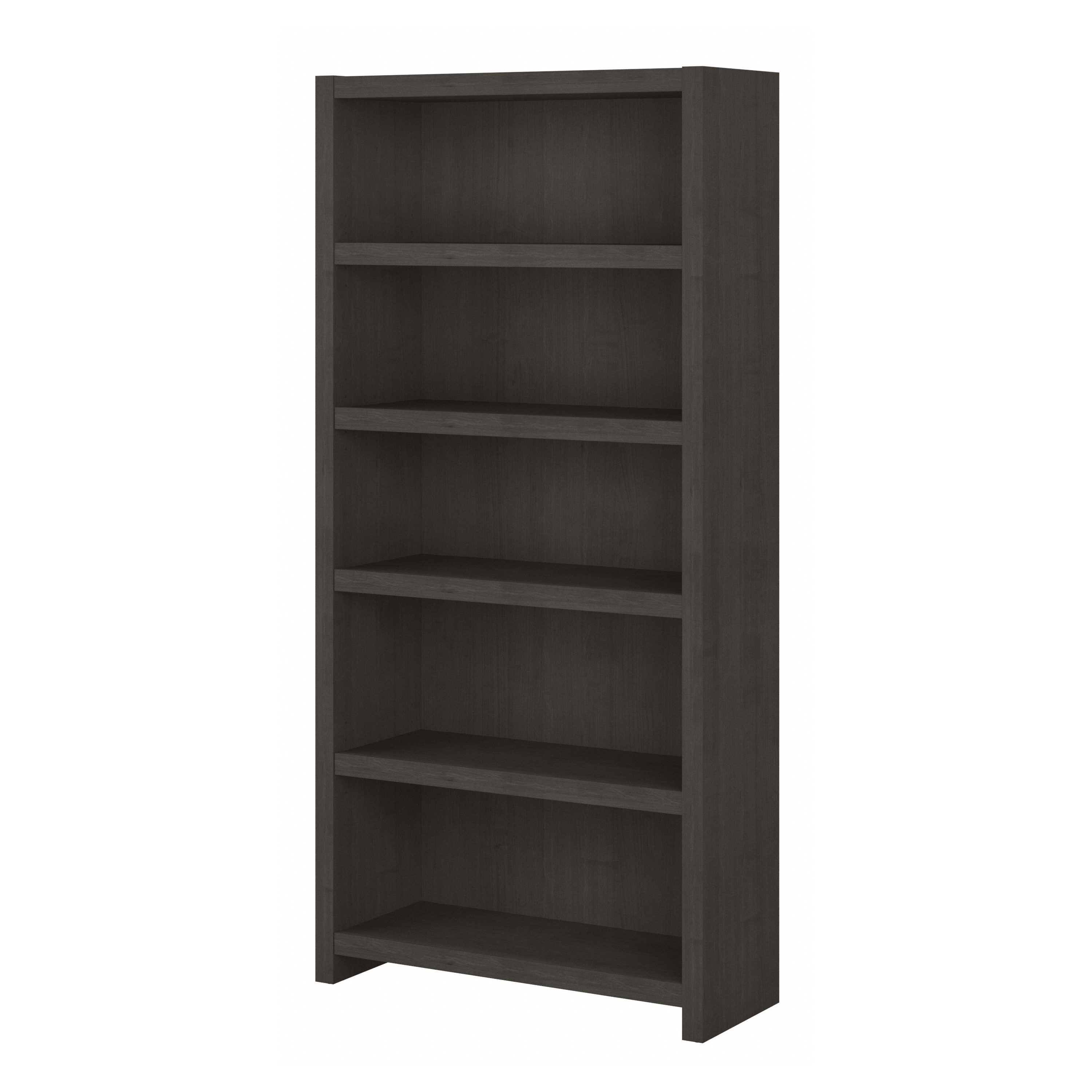 Shop Bush Business Furniture Echo 5 Shelf Bookcase 02 KI60304-03 #color_charcoal maple
