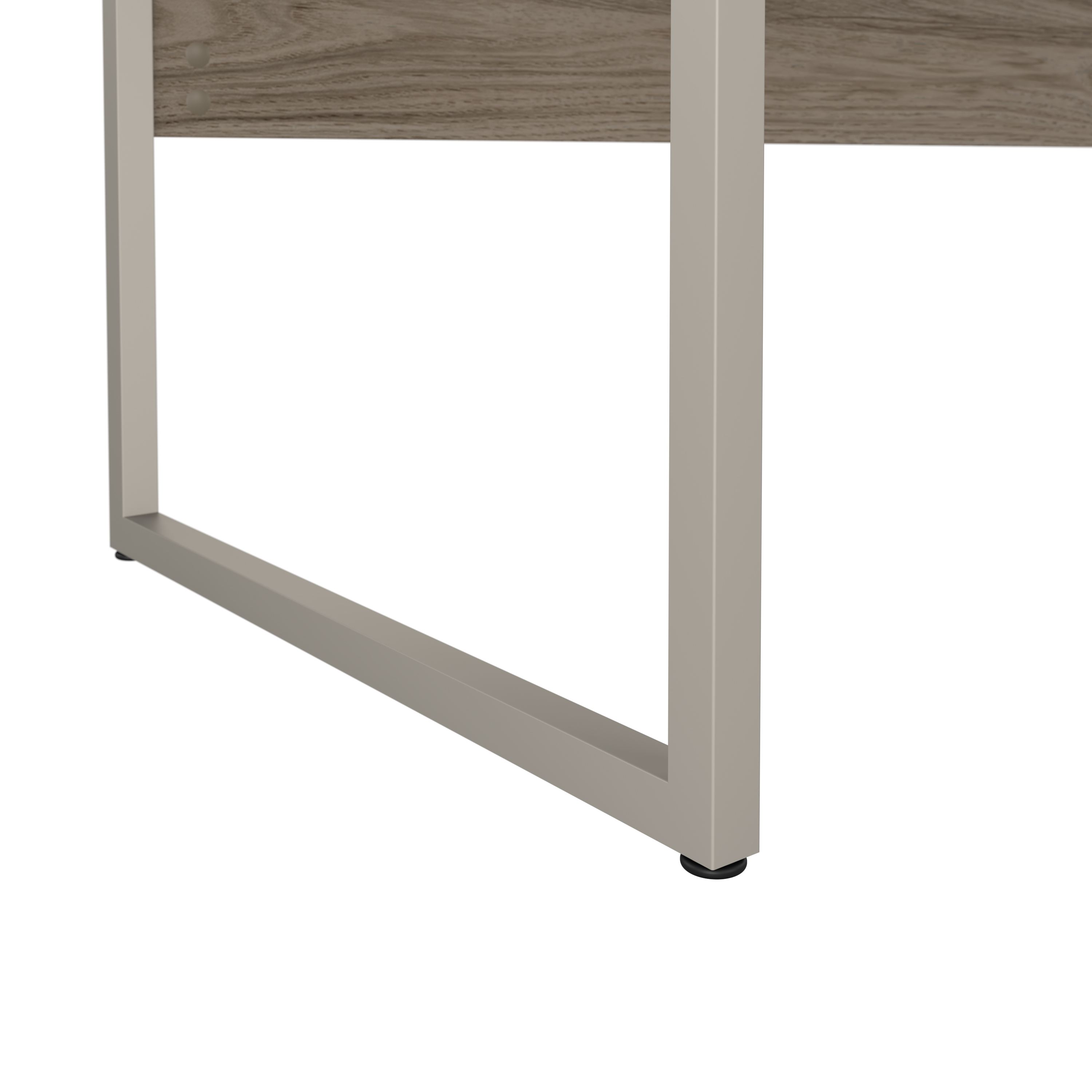 Shop Bush Business Furniture Hybrid 72W x 36D L Shaped Table Desk with 3 Drawer Mobile File Cabinet 04 HYB010MHSU #color_modern hickory