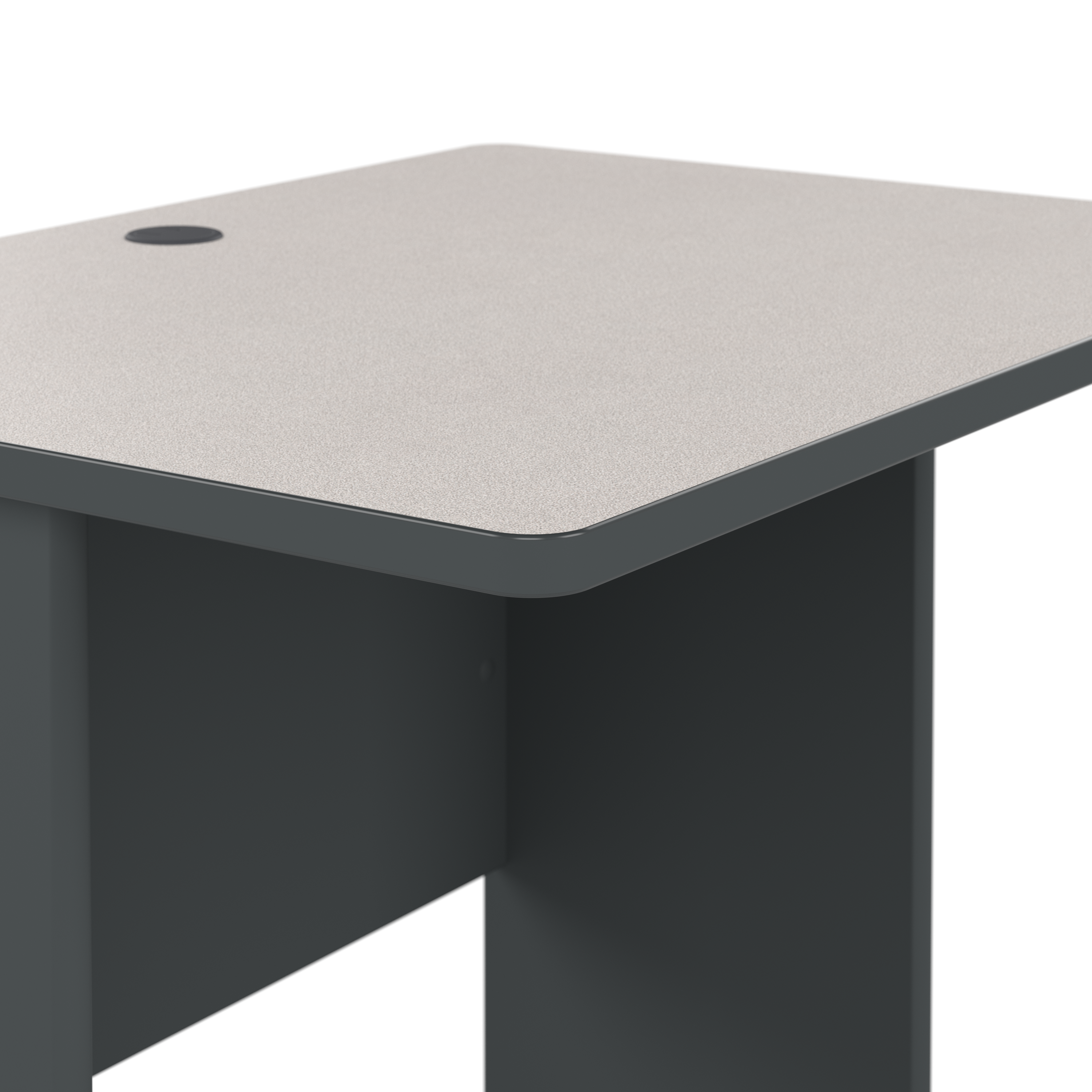 Shop Bush Business Furniture Series A 36W Desk 04 WC8436A #color_slate/white spectrum