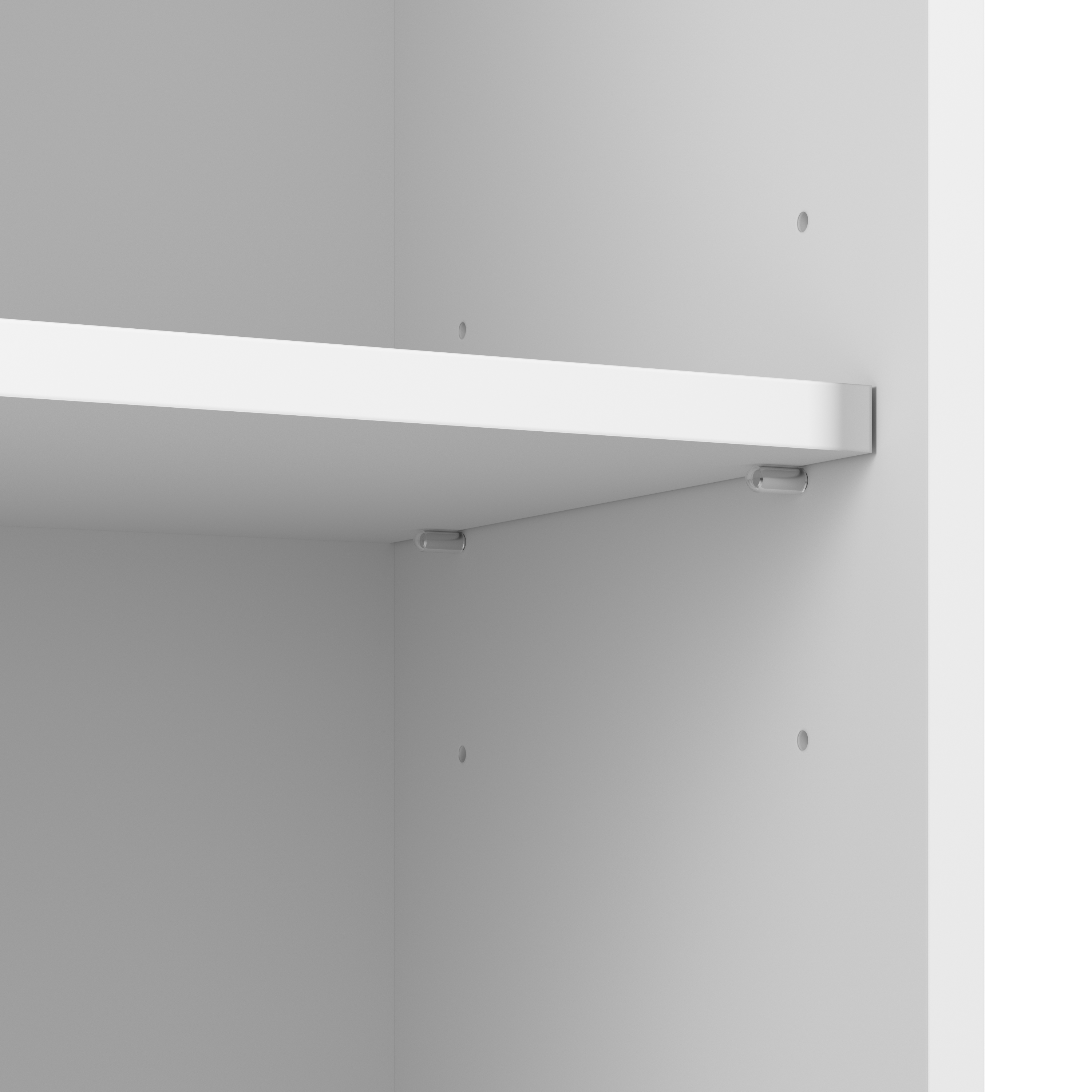 Shop Bush Furniture Essence Narrow Storage Cabinet with Door 05 ESS117WH #color_white