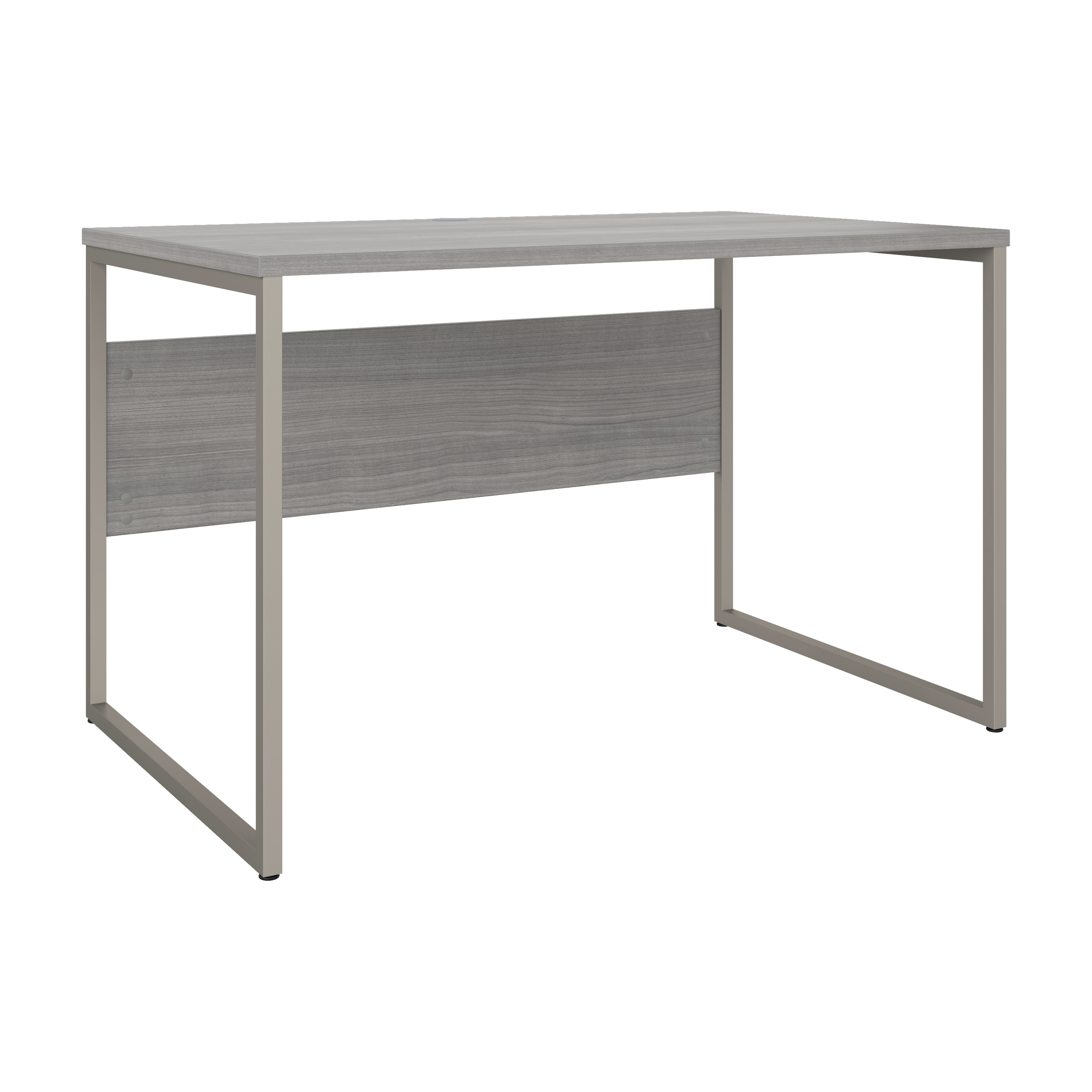 Shop Bush Business Furniture Hybrid 48W x 30D Computer Table Desk with Metal Legs 02 HYD248PG #color_platinum gray