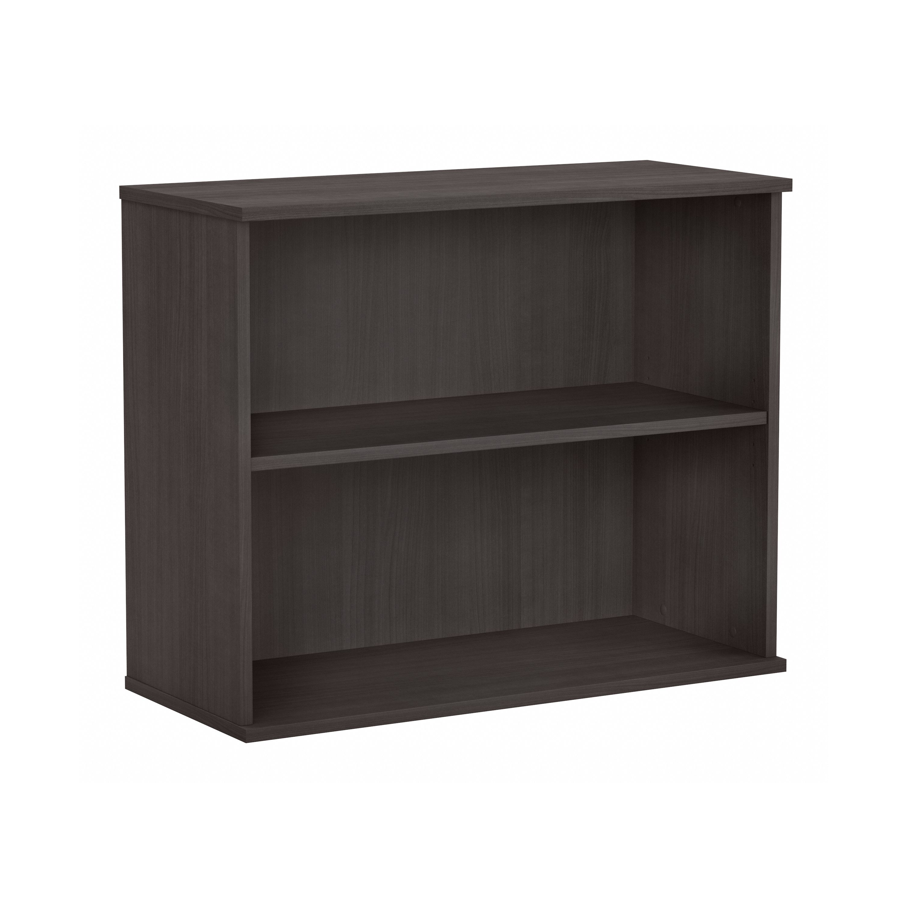 Shop Bush Business Furniture Hybrid Small 2 Shelf Bookcase 02 HY3036SG-Z #color_storm gray