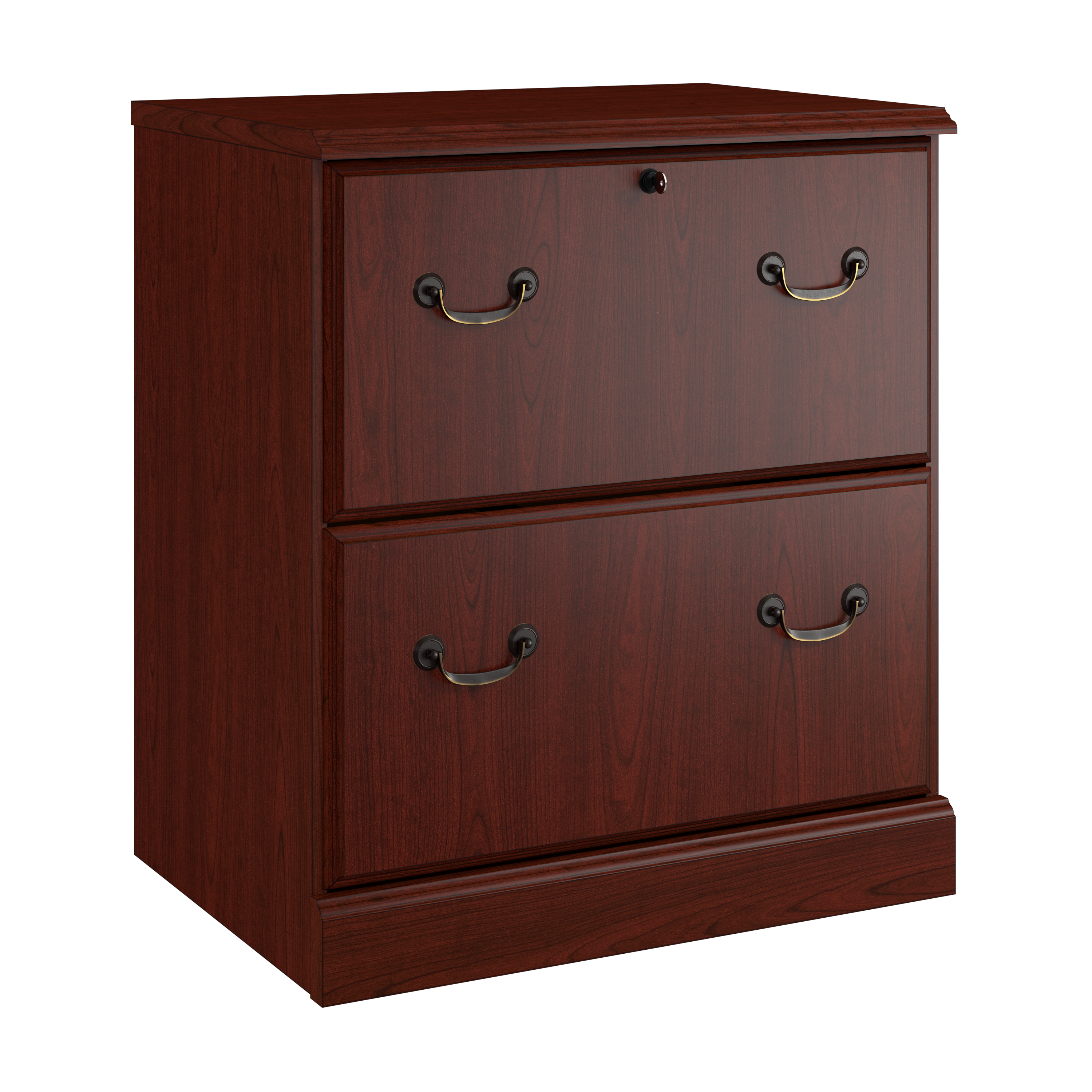 Shop Bush Business Furniture Arlington 2 Drawer Lateral File Cabinet 02 WC65554-03 #color_harvest cherry