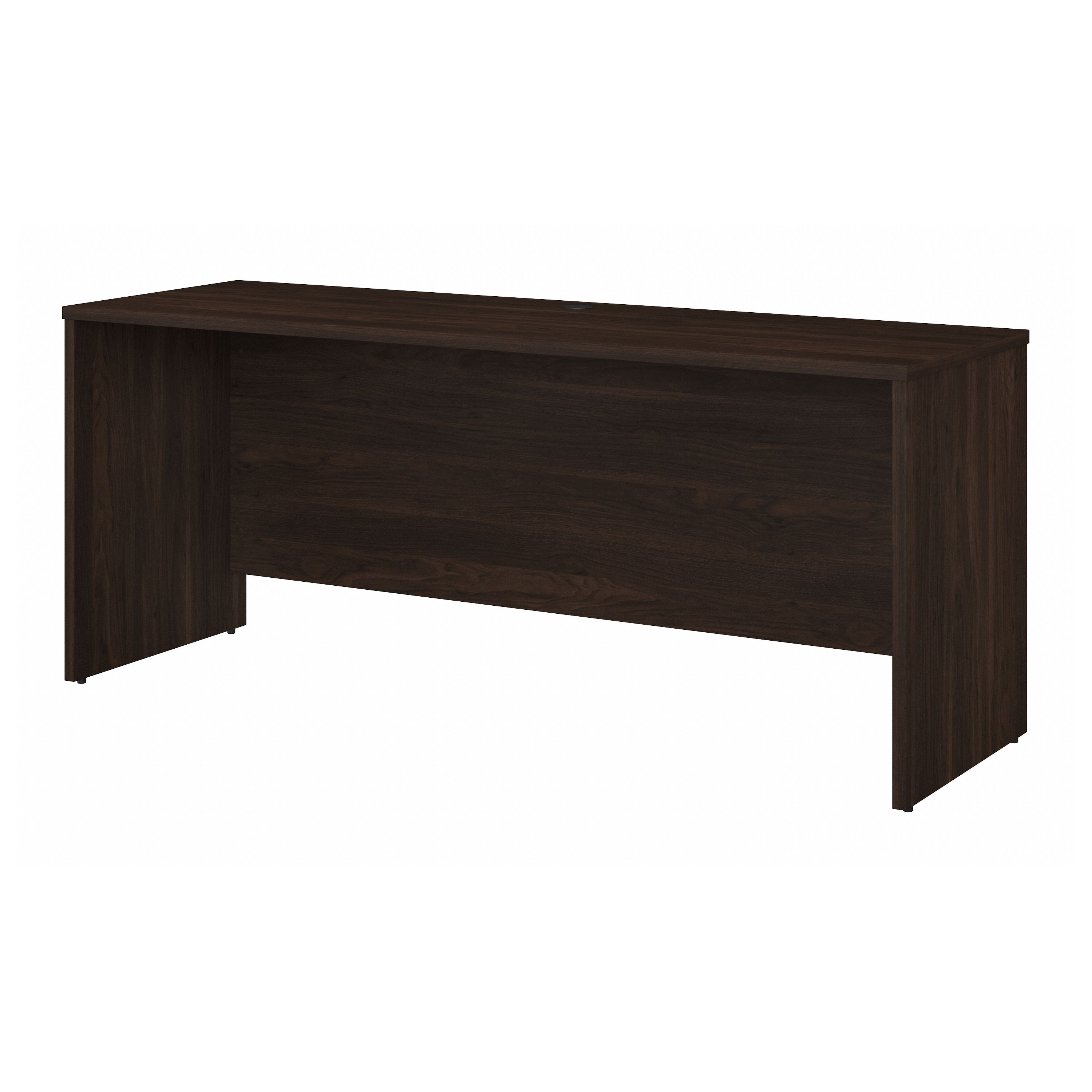 Shop Bush Business Furniture Office 500 72W x 24D Credenza Desk 02 OFD272BW #color_black walnut