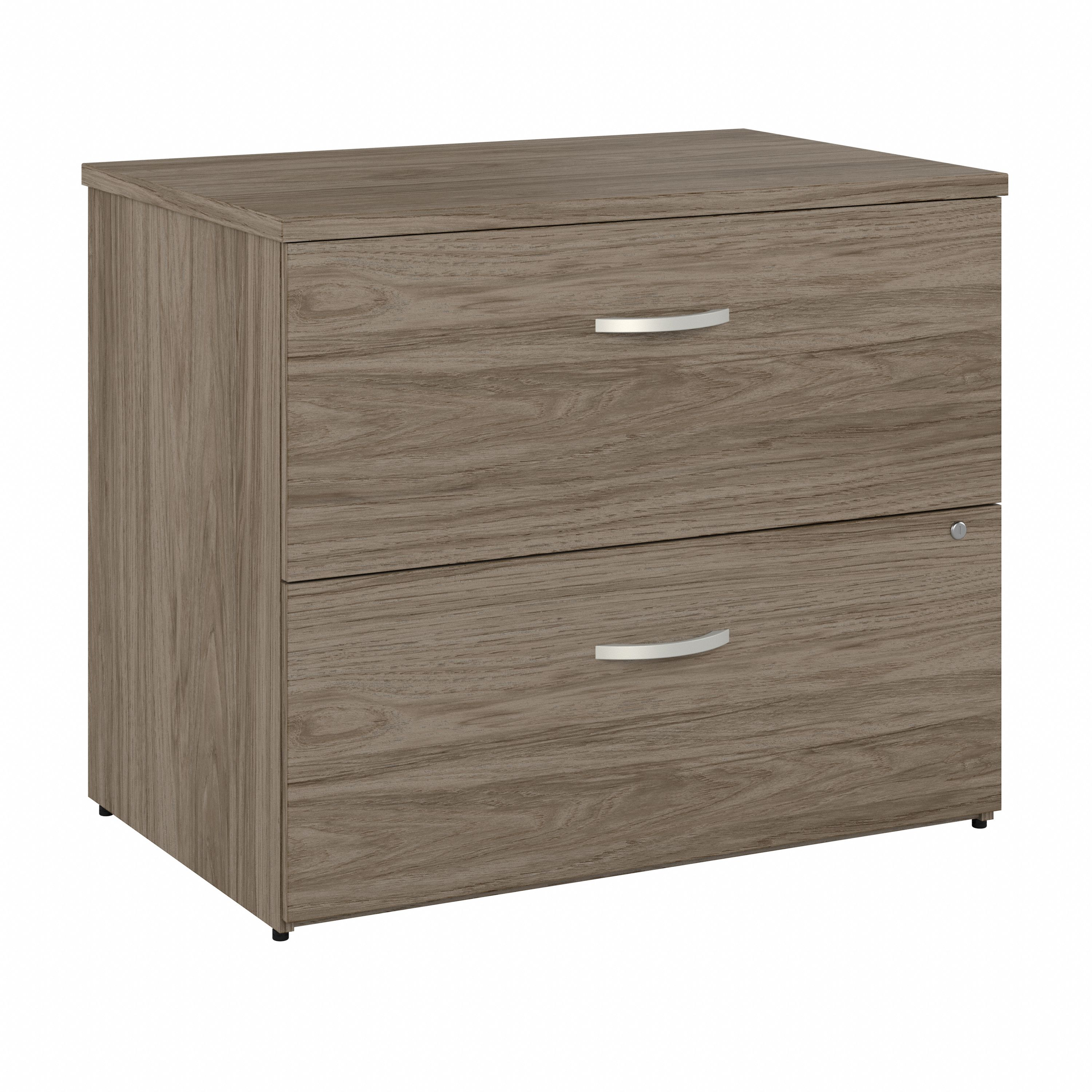 Shop Bush Business Furniture Hybrid 2 Drawer Lateral File Cabinet - Assembled 02 HYF136MHSU-Z #color_modern hickory
