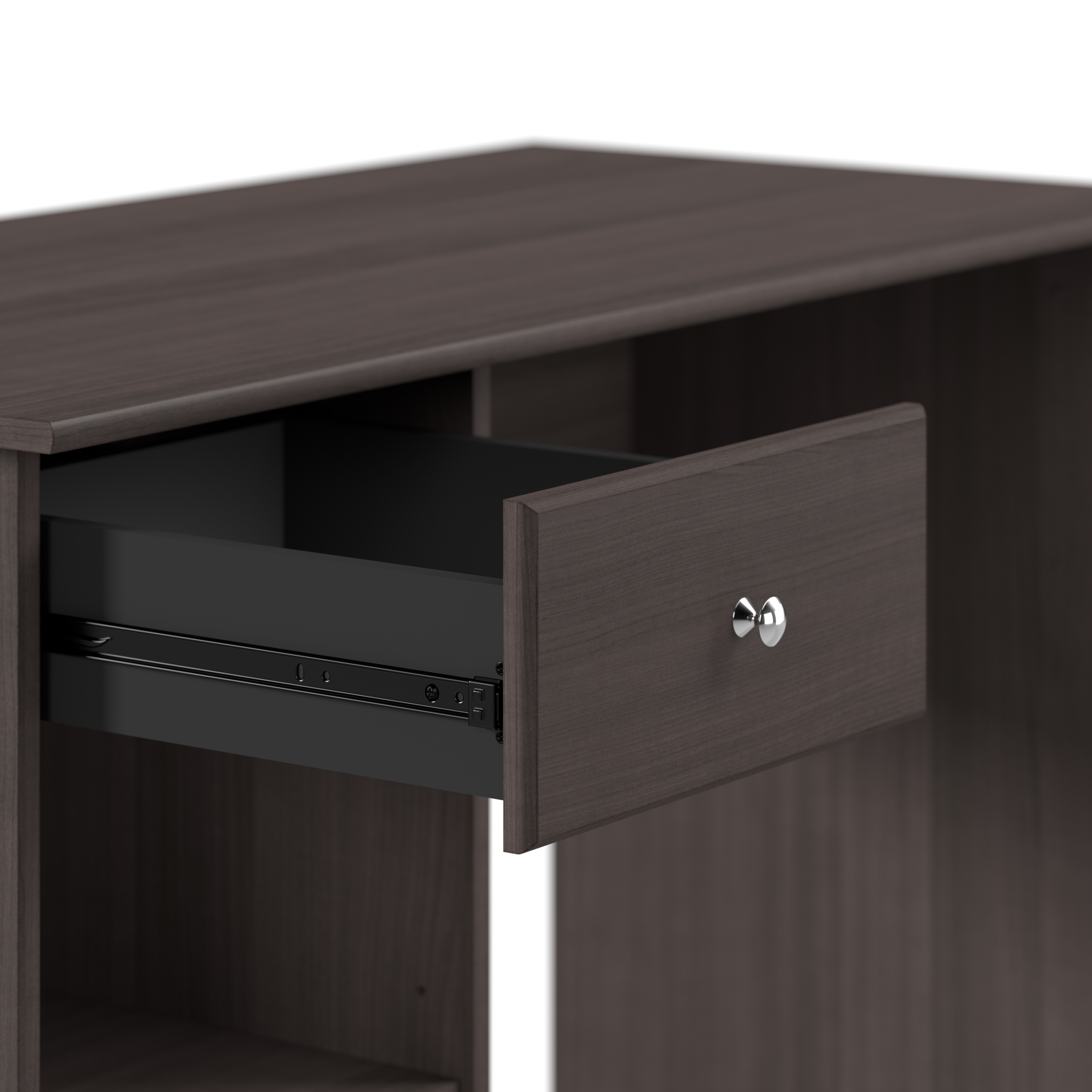 Shop Bush Furniture Cabot 48W Computer Desk with Storage 03 WC31747 #color_heather gray