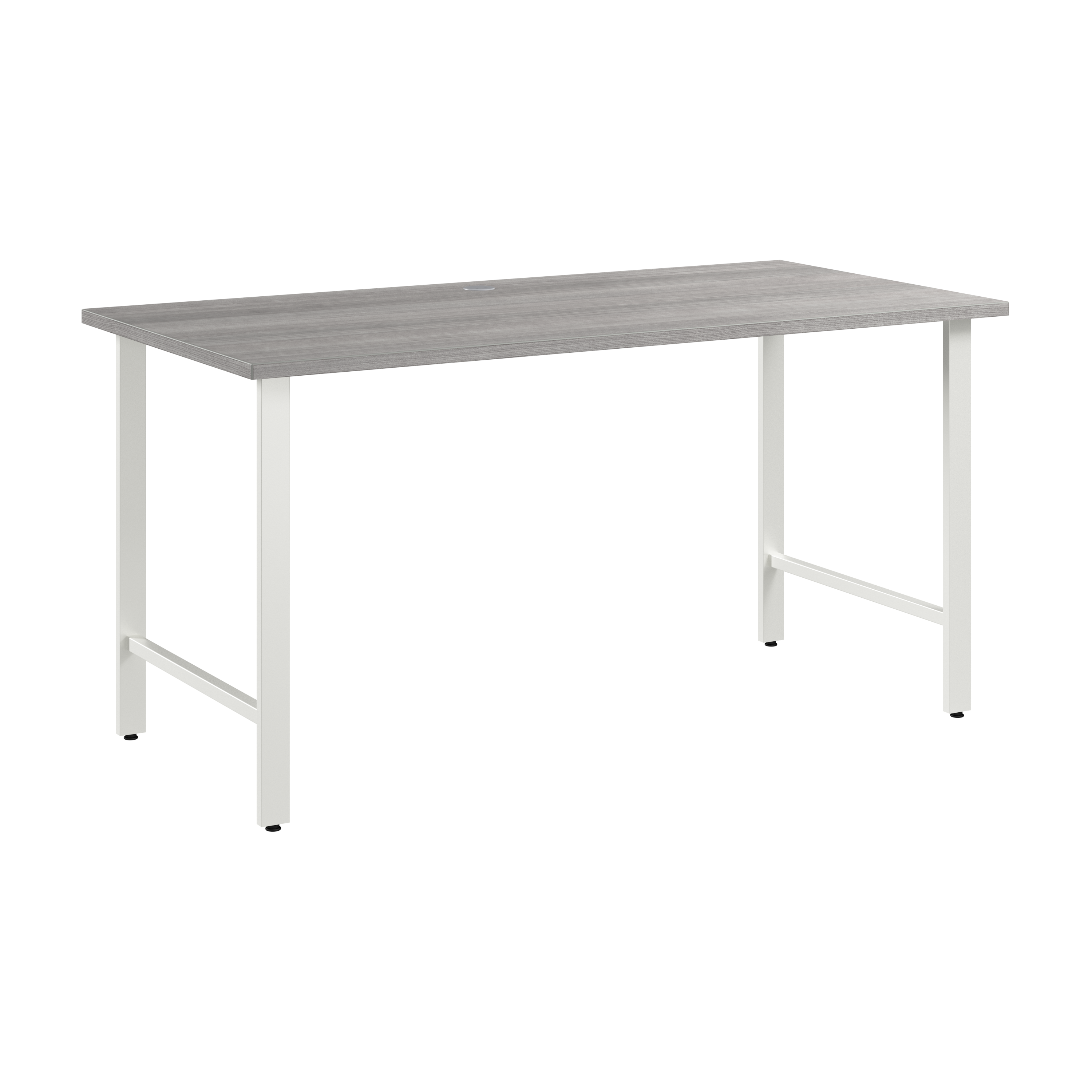Shop Bush Business Furniture Hustle 60W x 30D Computer Desk with Metal Legs 02 HUD160PG #color_platinum gray