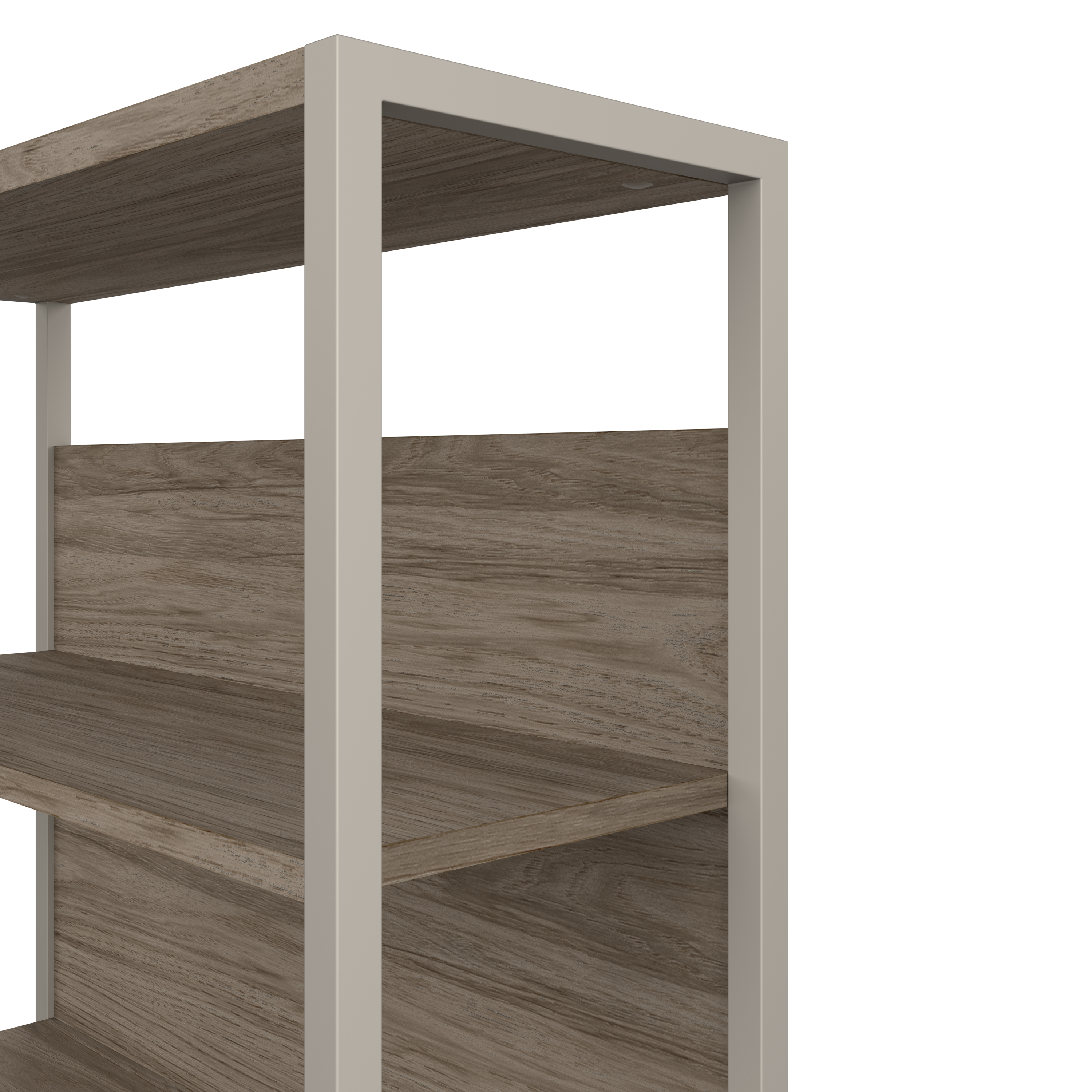 Shop Bush Business Furniture Hybrid 36W Bookcase Hutch 04 HYH236MH #color_modern hickory