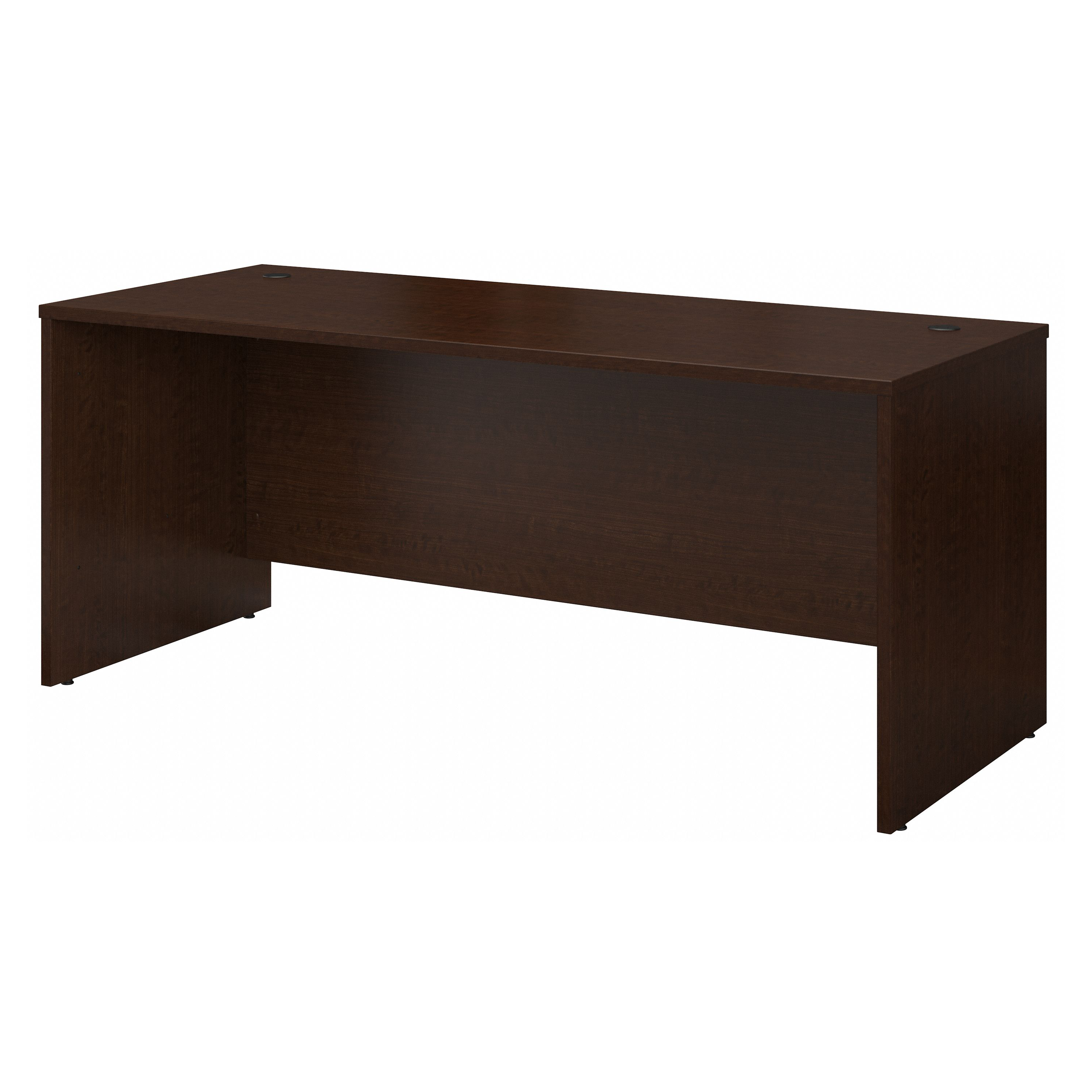 Shop Bush Business Furniture Series C 72W x 30D Office Desk 02 WC12936 #color_mocha cherry