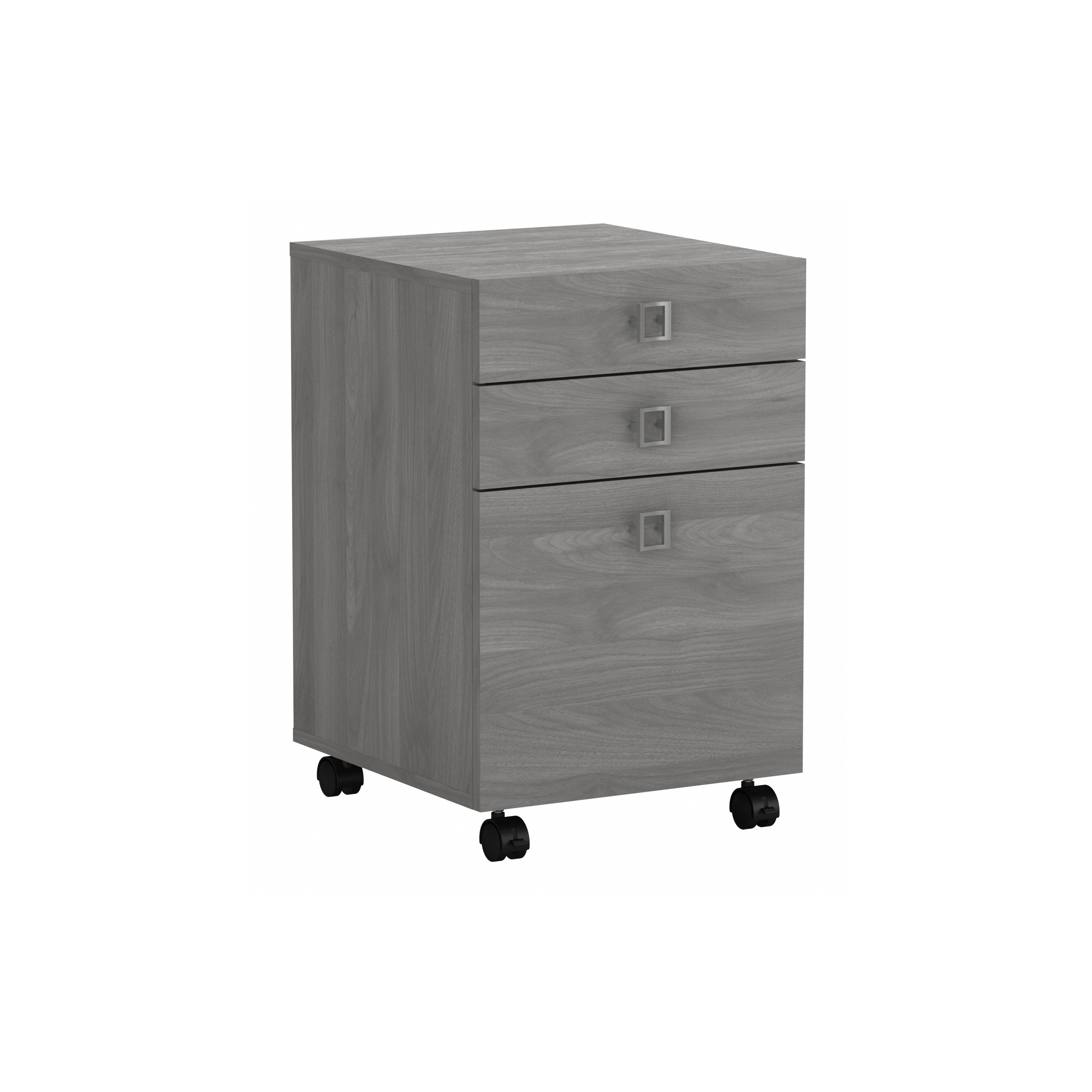 Shop Bush Business Furniture Echo 3 Drawer Mobile File Cabinet 02 KI60401-03 #color_modern gray