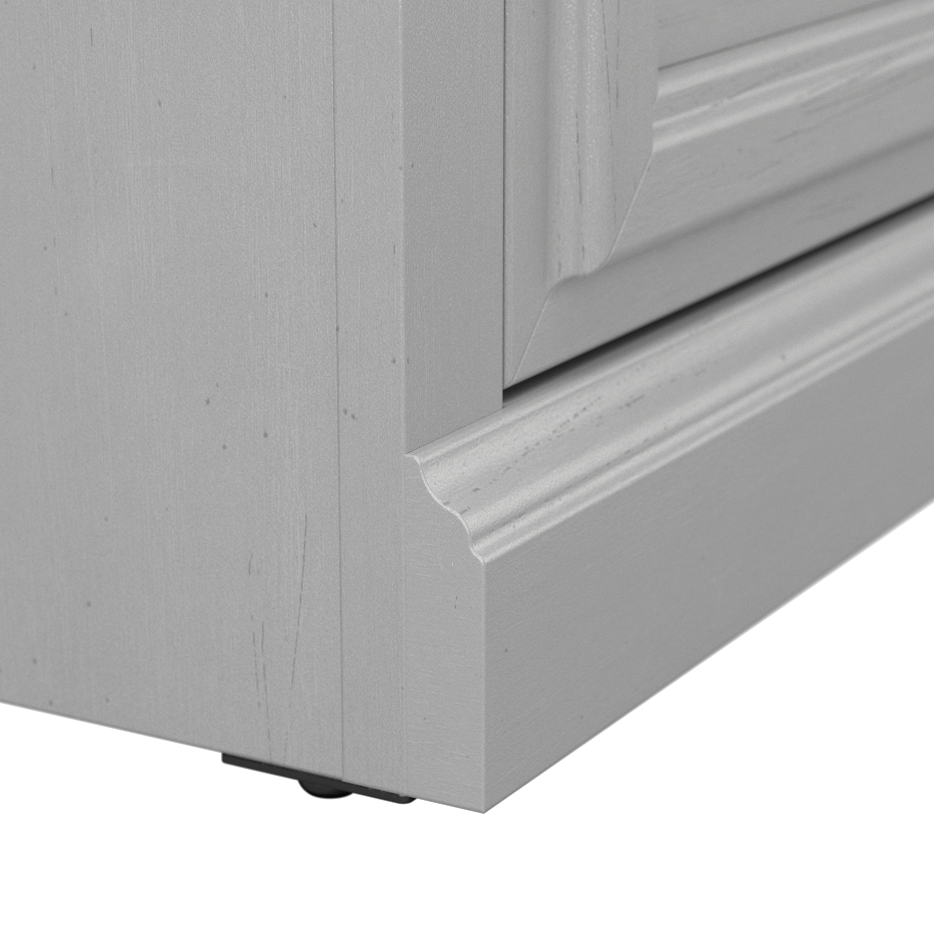 Shop Bush Furniture Woodland 40W Shoe Storage Bench with Shelves 04 WDS240CG-03 #color_cape cod gray