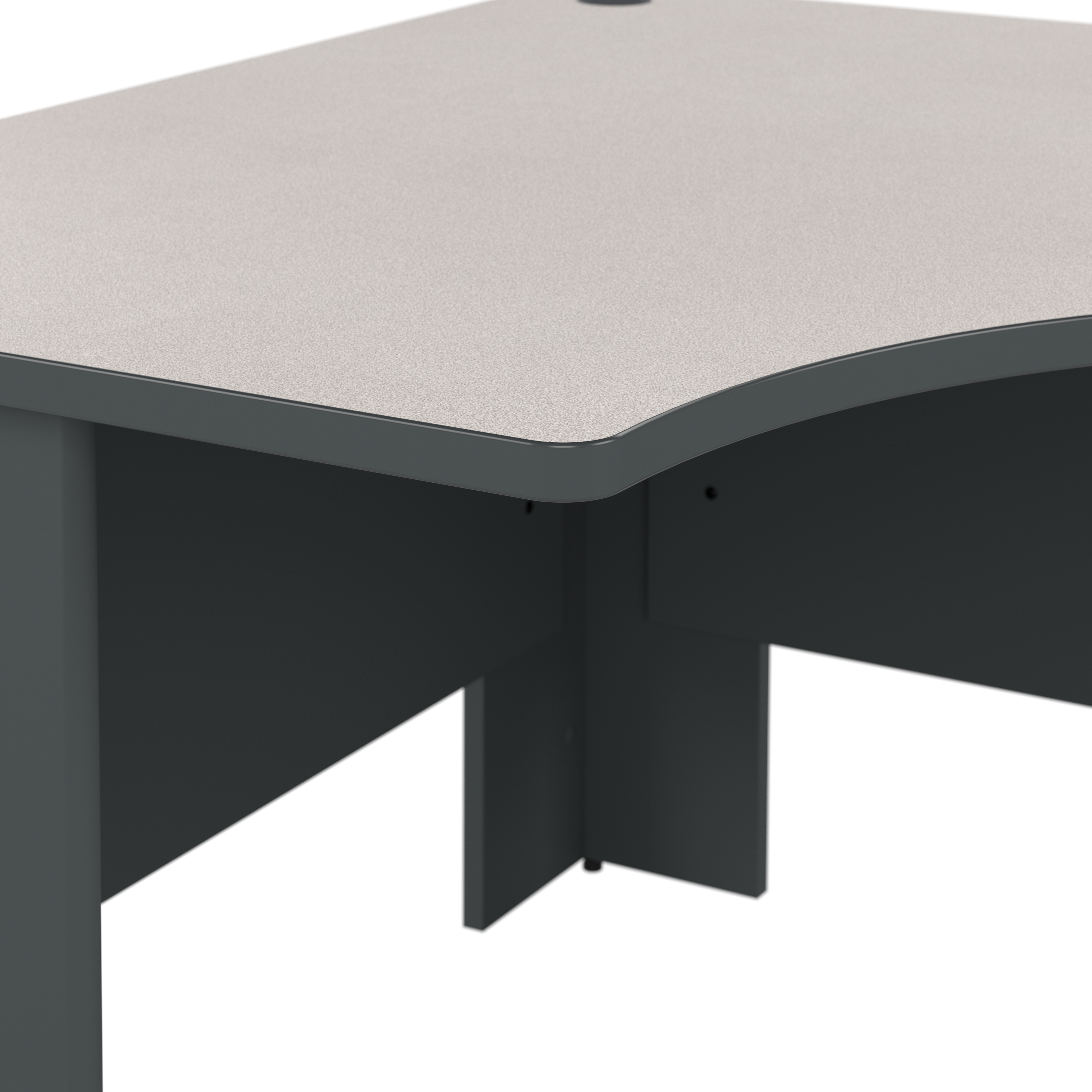Shop Bush Business Furniture Series A 48W Corner Desk 04 WC8427A #color_slate/white spectrum