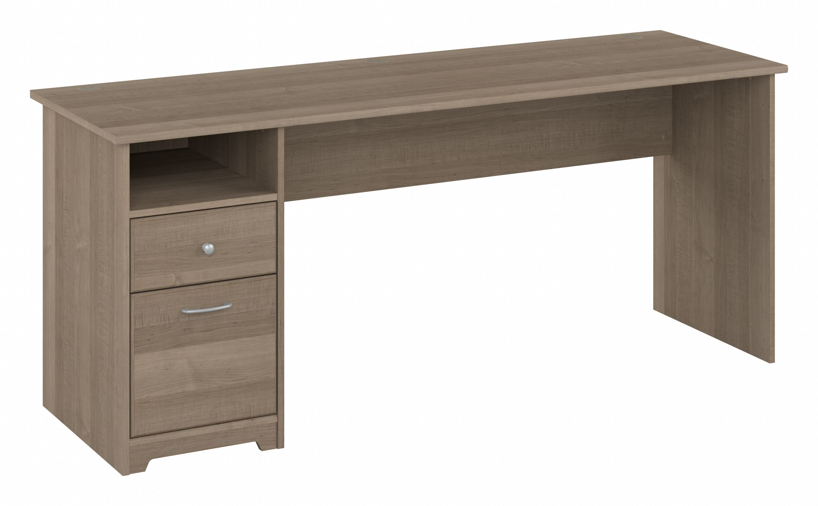 Shop Bush Furniture Cabot 72W Computer Desk with Drawers 02 WC31272 #color_ash gray