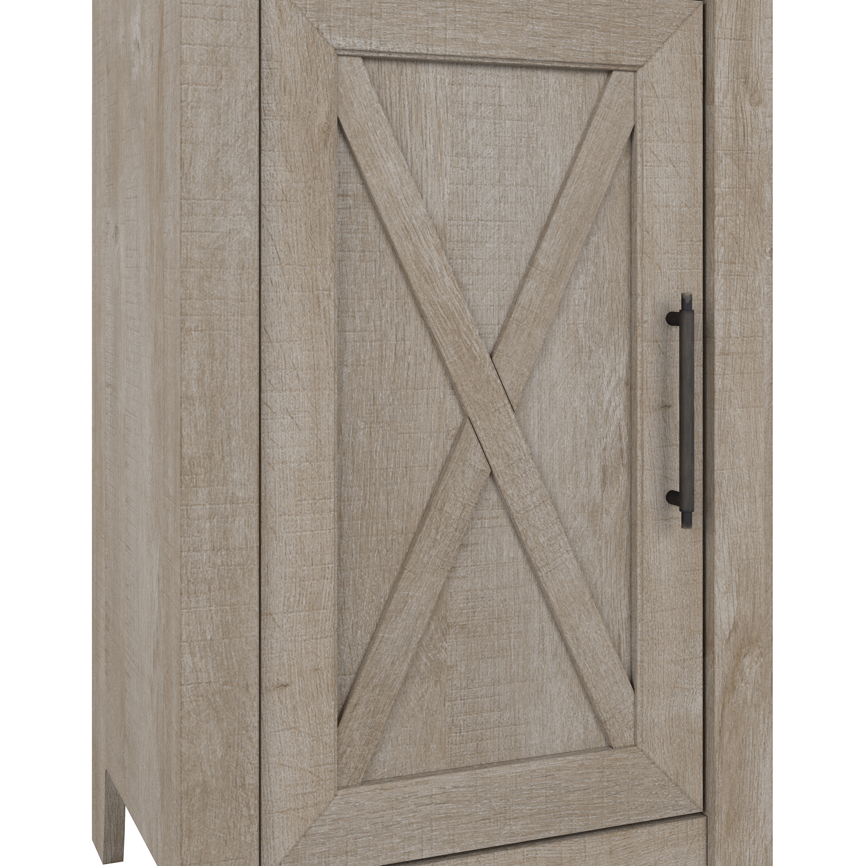 Shop Bush Furniture Key West Small Storage Cabinet with Door 03 KWS116WG-03 #color_washed gray