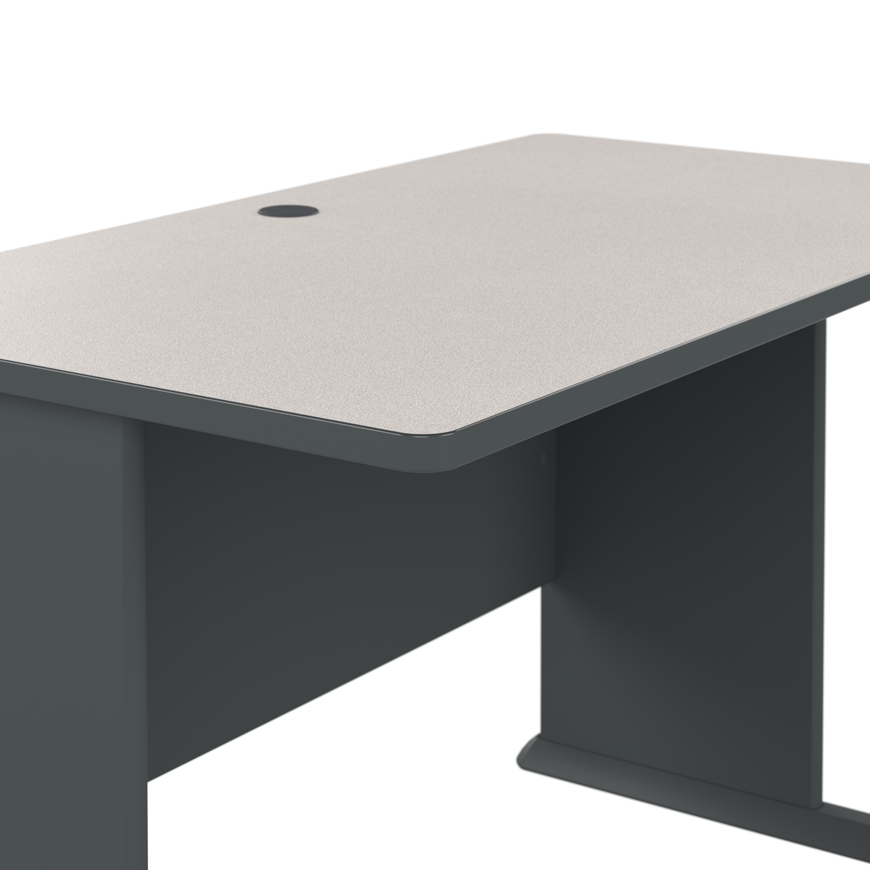 Shop Bush Business Furniture Series A 48W Desk 04 WC8448A #color_slate/white spectrum