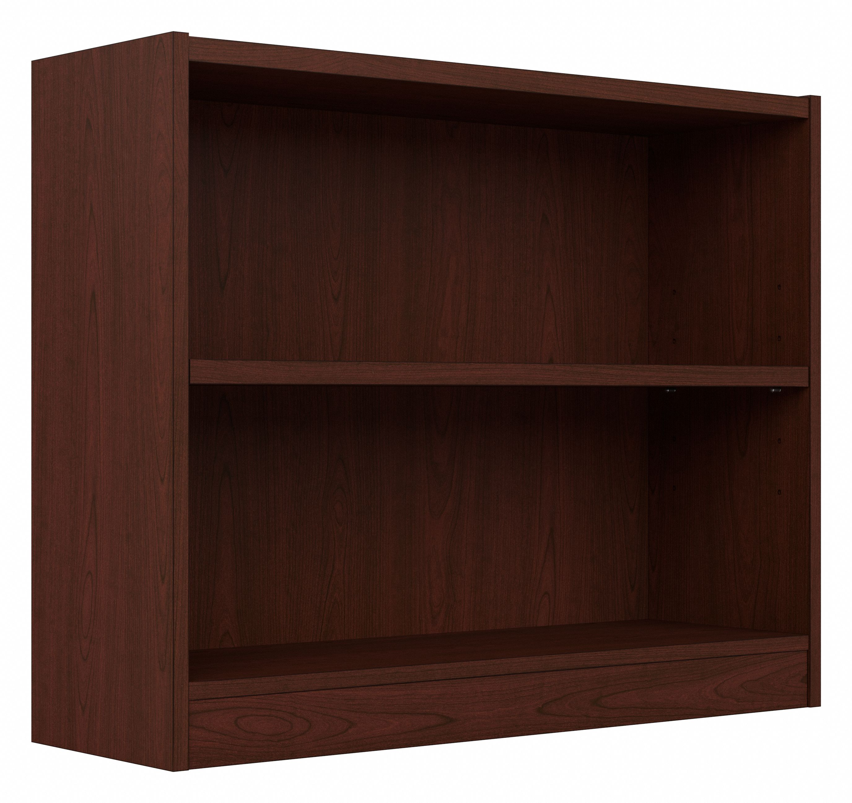 Shop Bush Furniture Universal Small 2 Shelf Bookcase 02 WL12447 #color_vogue cherry