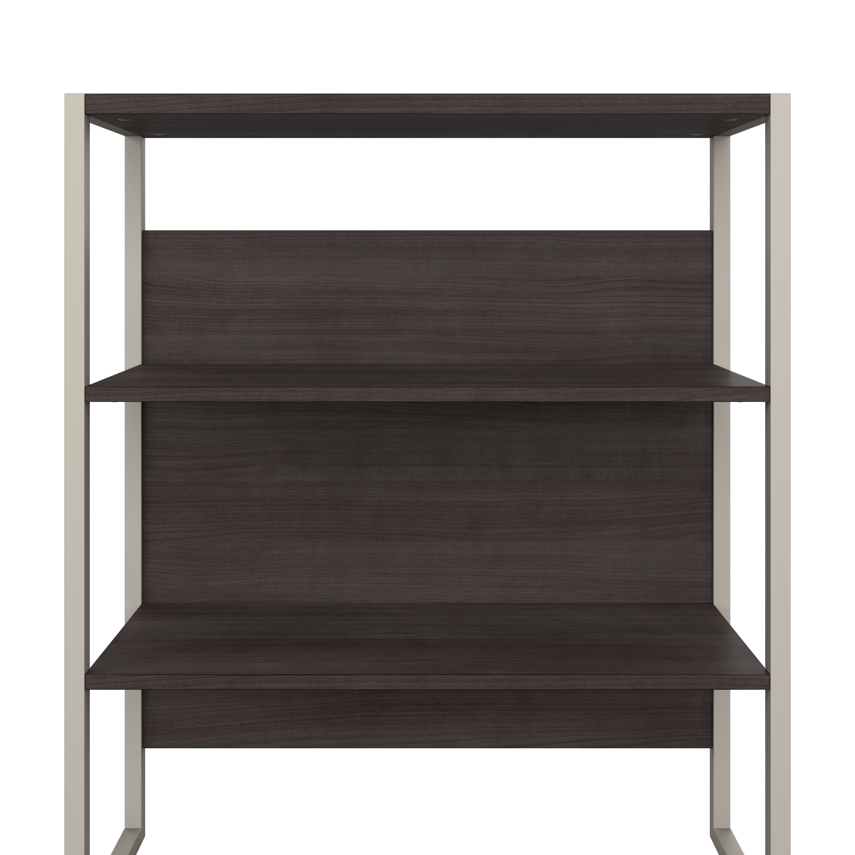 Shop Bush Business Furniture Hybrid 2 Drawer Lateral File Cabinet with Shelves 03 HYB018SGSU #color_storm gray