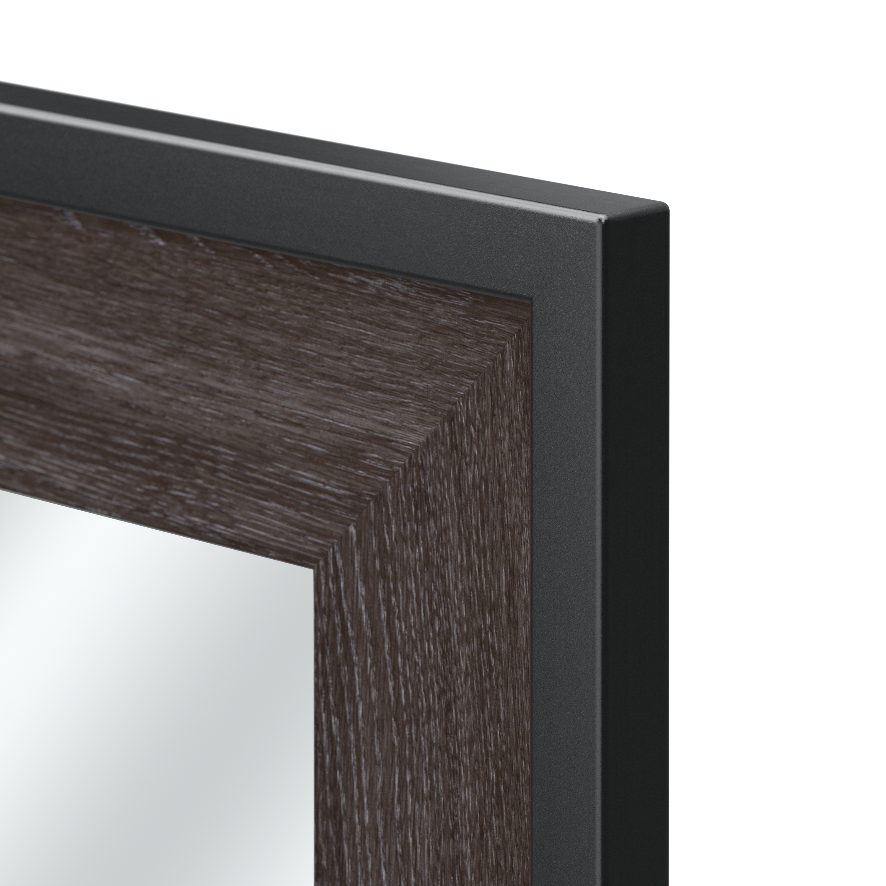 Shop Bush Furniture Atria 6 Drawer Dresser with Mirror 05 ATR015CR #color_charcoal gray