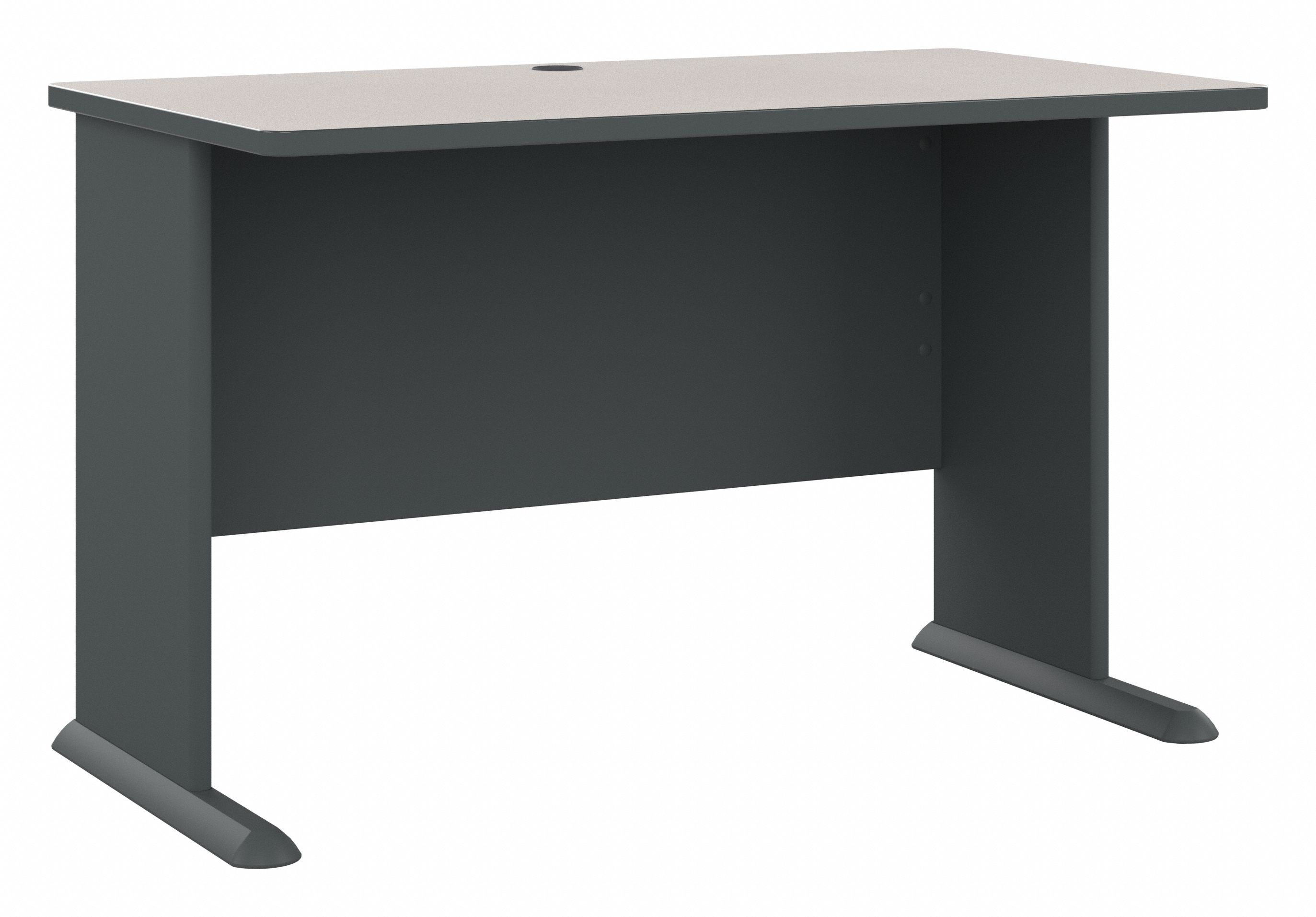 Shop Bush Business Furniture Series A 48W Desk 02 WC8448A #color_slate/white spectrum