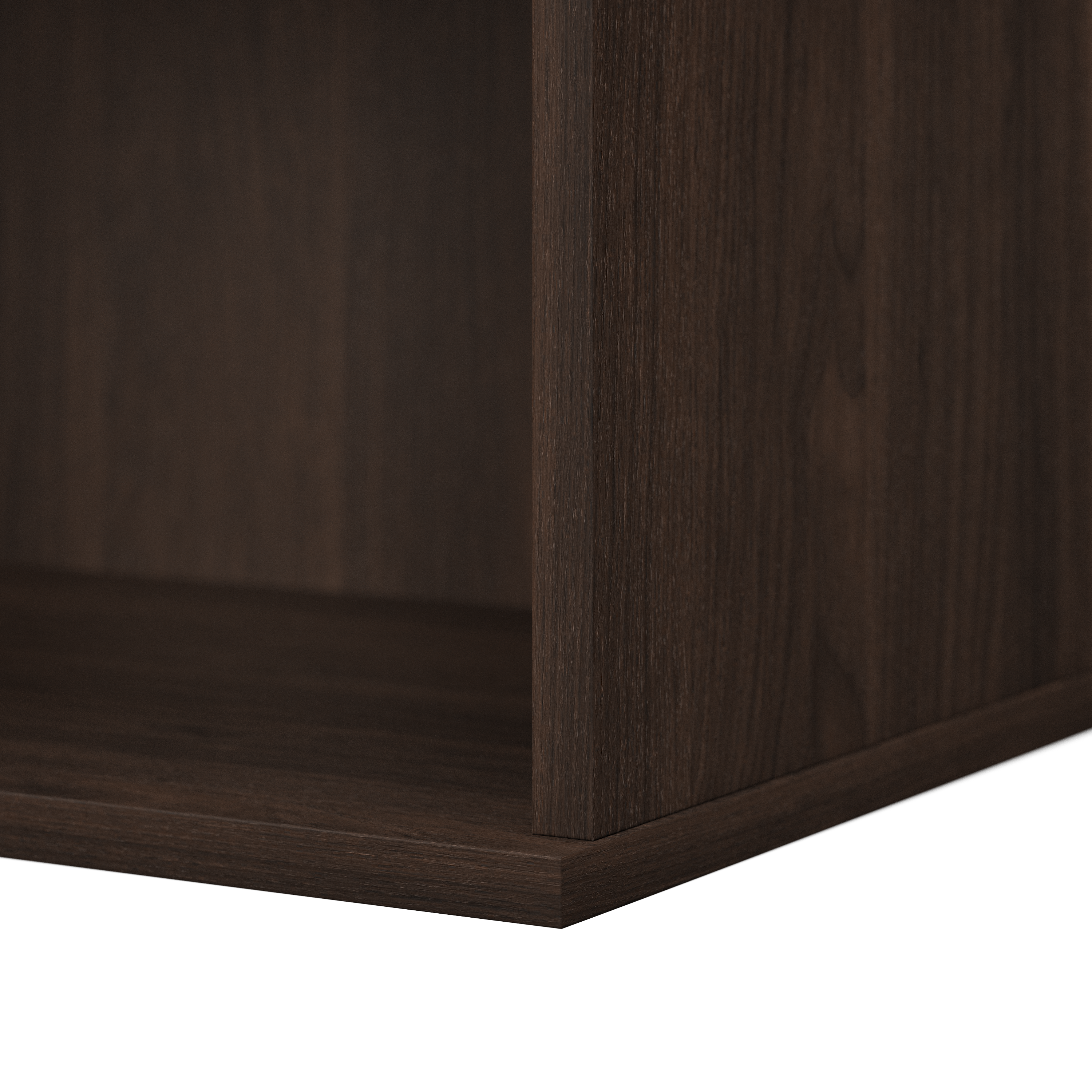 Shop Bush Business Furniture Hybrid Small 2 Shelf Bookcase 05 HY3036BW-Z #color_black walnut