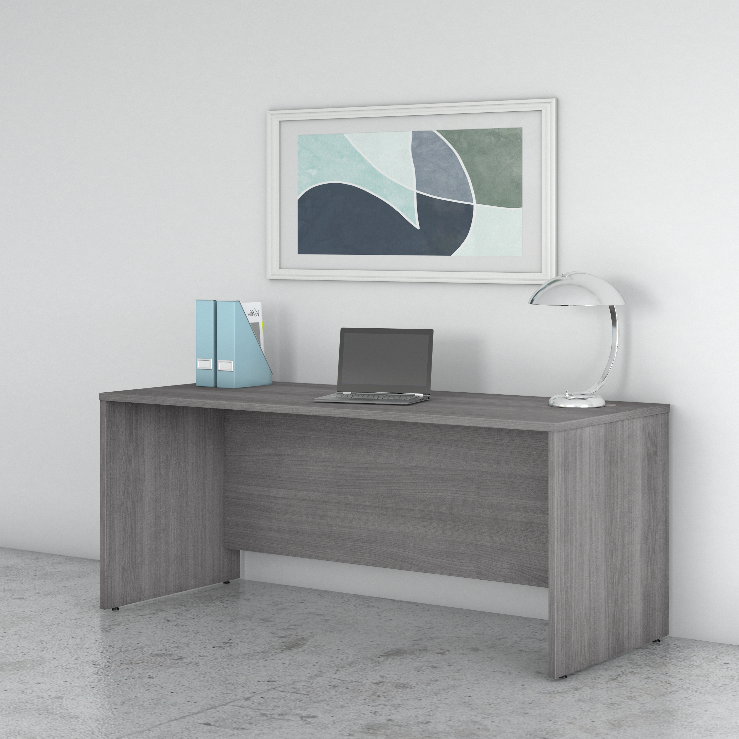 Shop Bush Business Furniture Studio C 72W x 30D Office Desk 01 SCD272PG #color_platinum gray