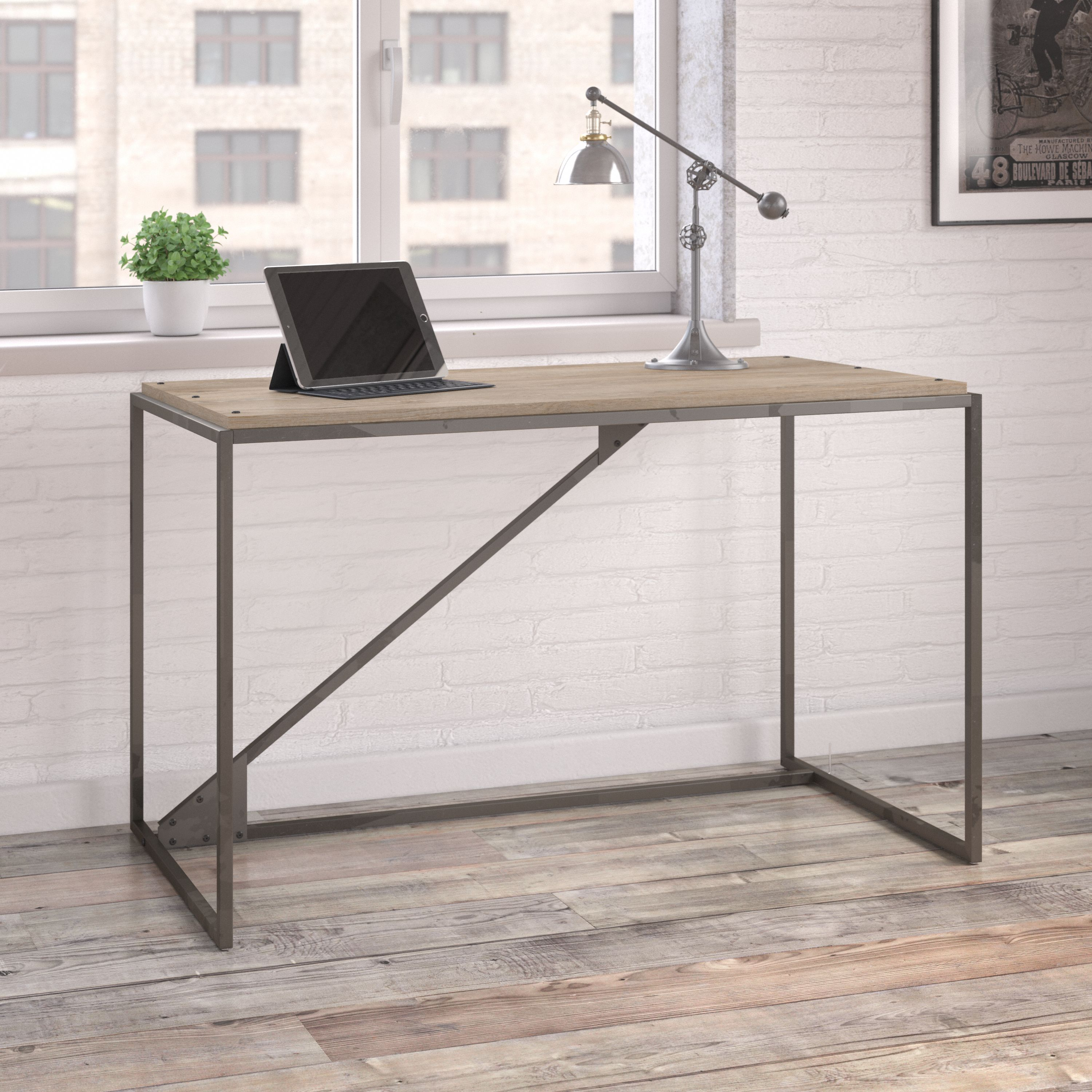 Shop Bush Furniture Refinery 50W Industrial Desk 01 RFD150RG-03 #color_rustic gray