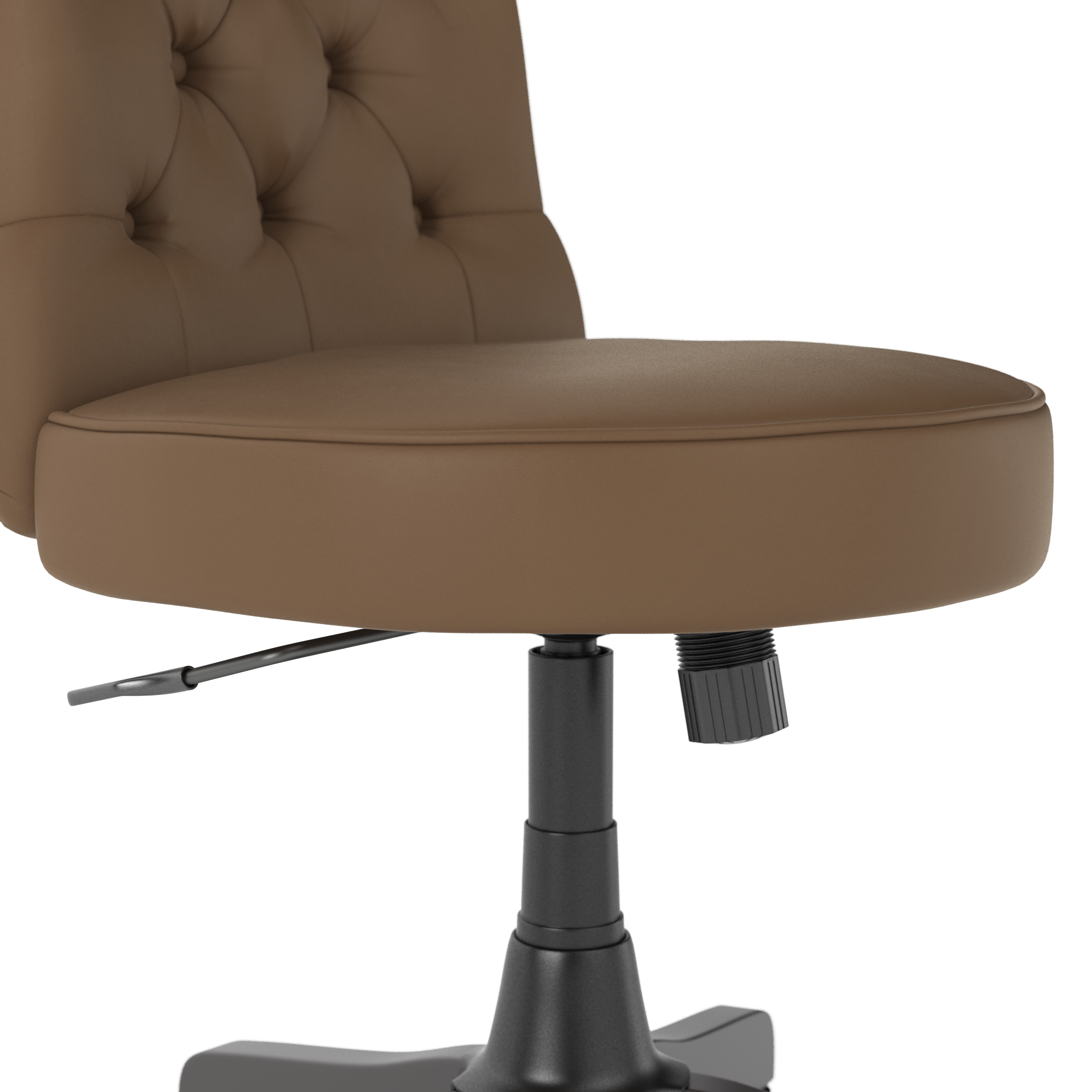Shop Bush Business Furniture Arden Lane Mid Back Tufted Office Chair 04 CH2301SDL-03 #color_saddle leather