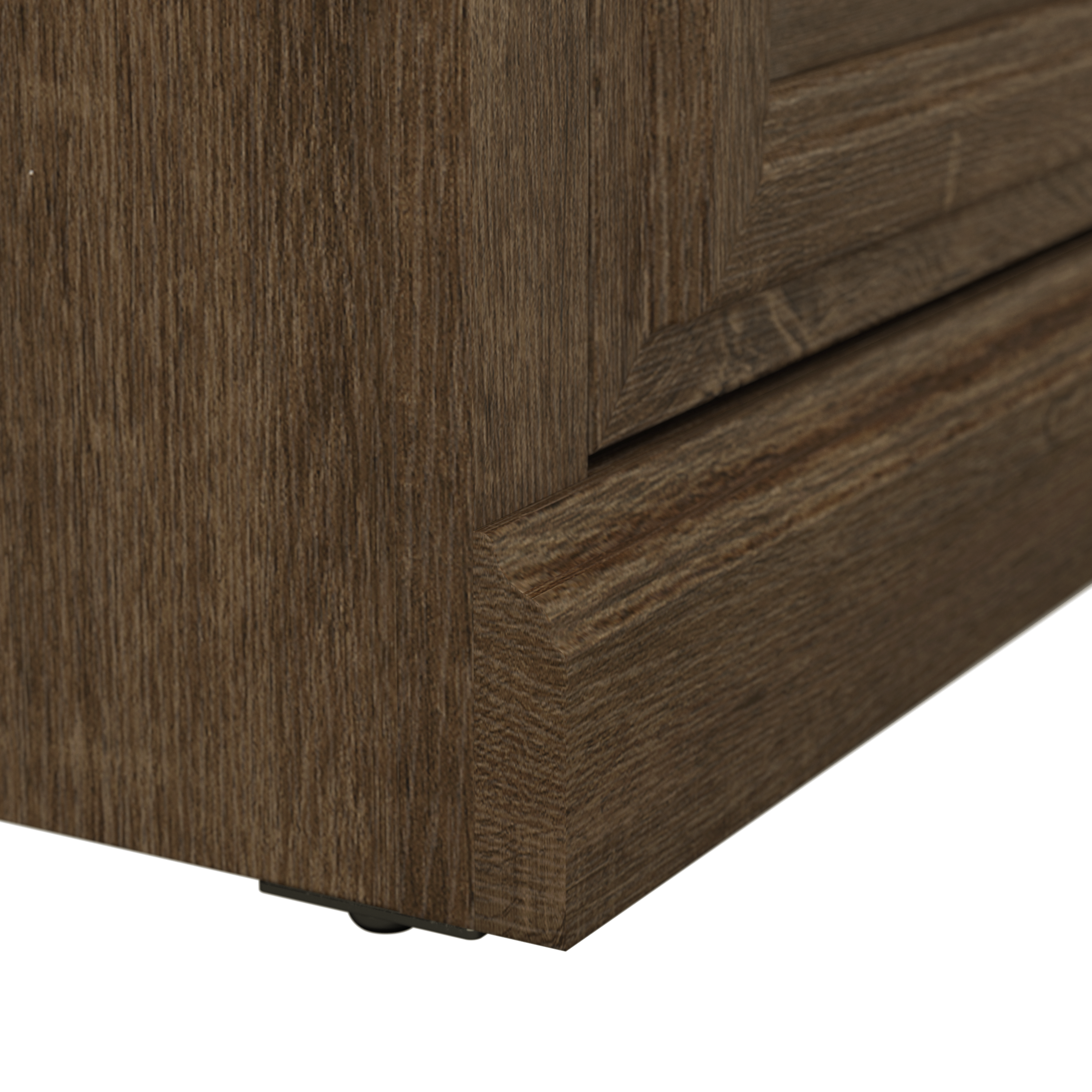 Shop Bush Furniture Woodland 40W Shoe Storage Bench with Shelves 04 WDS240ABR-03 #color_ash brown