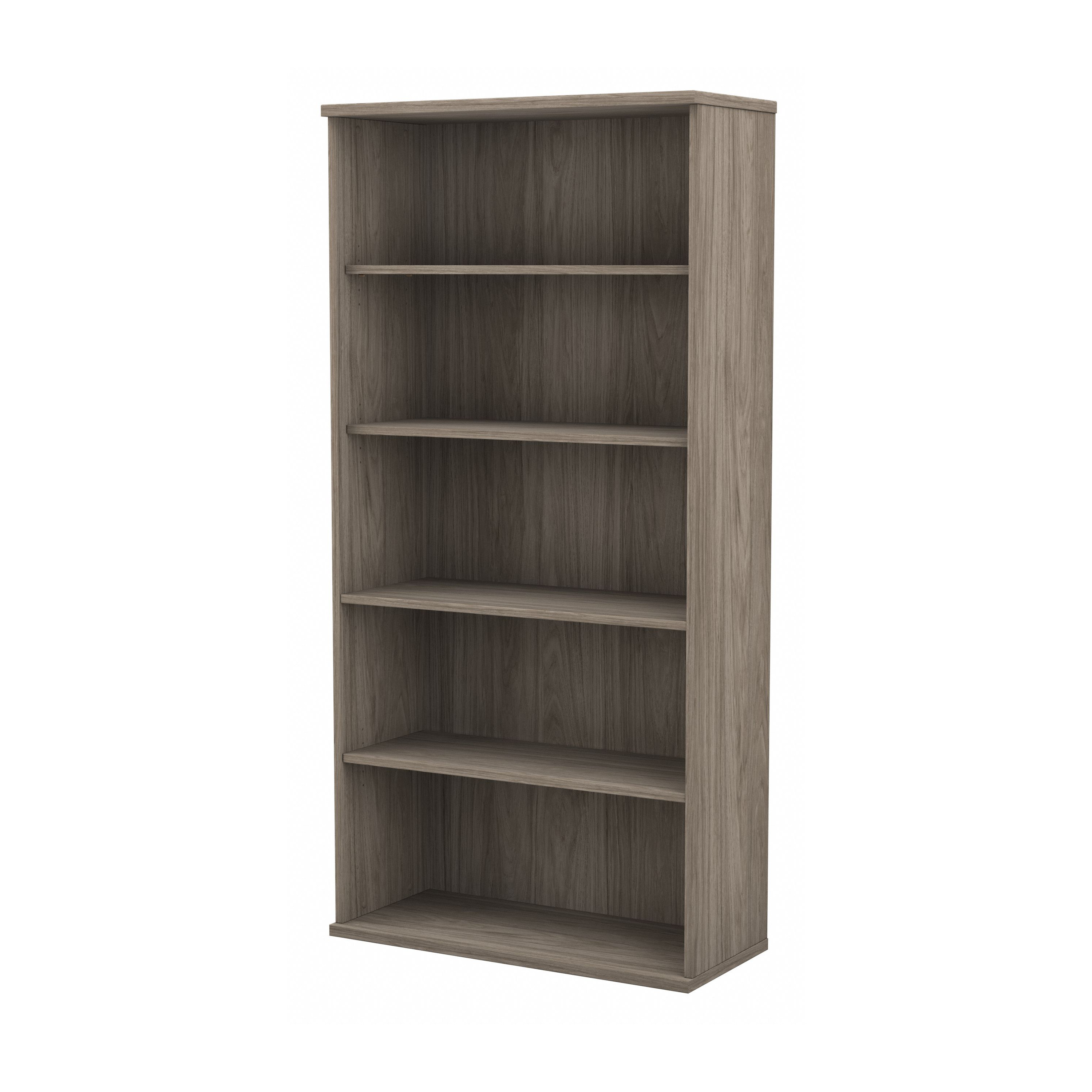 Shop Bush Business Furniture Studio C Tall 5 Shelf Bookcase 02 SCB136MH #color_modern hickory