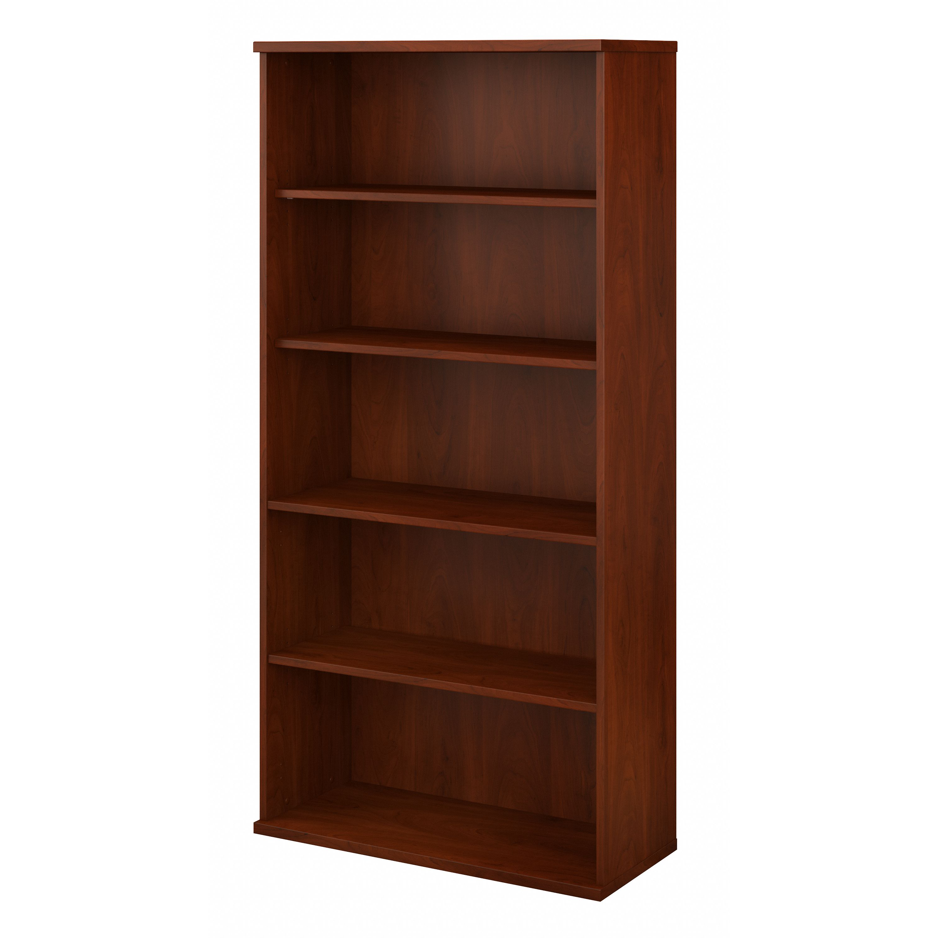 Shop Bush Business Furniture Studio C Tall 5 Shelf Bookcase 02 SCB136HC-Z #color_hansen cherry