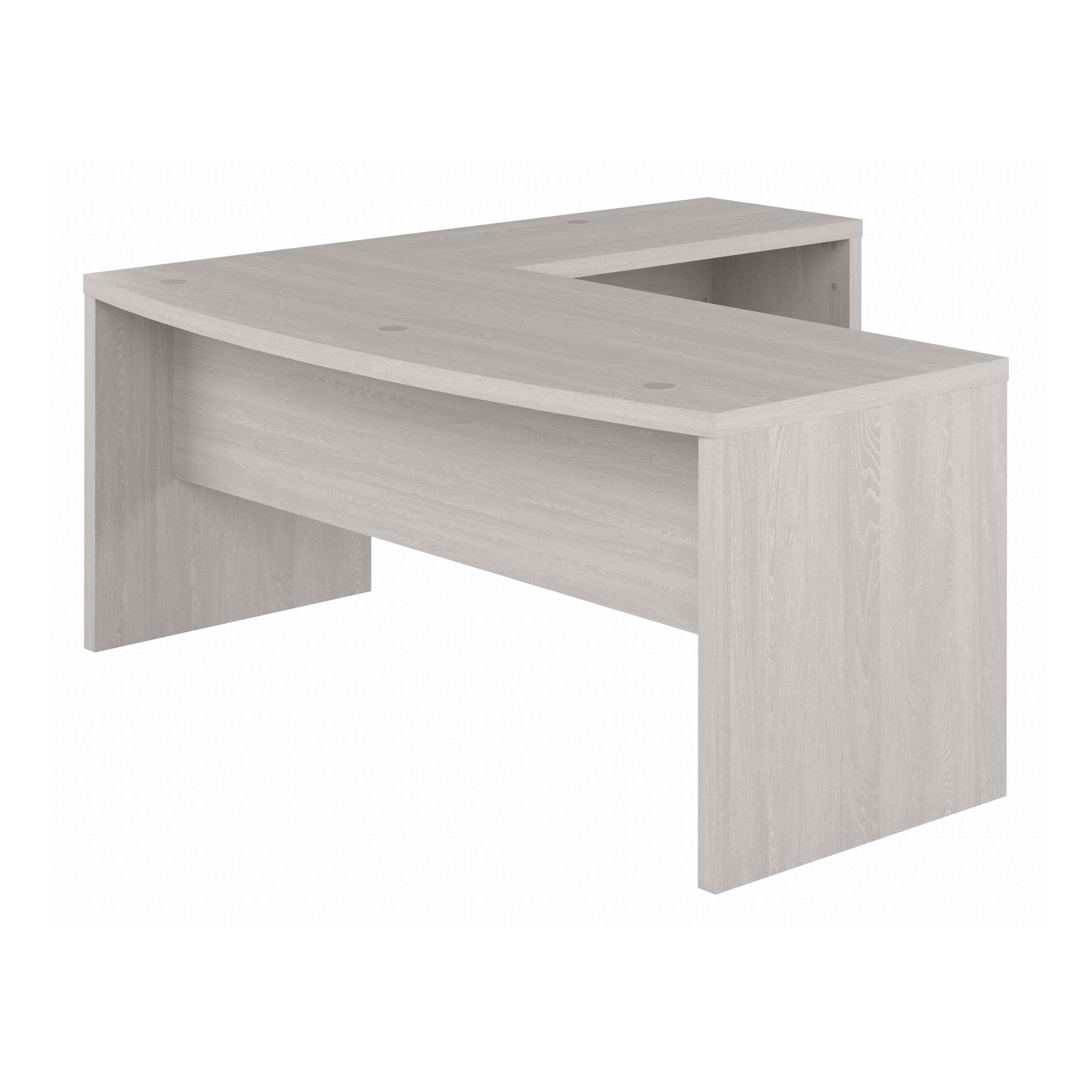 Shop Bush Business Furniture Echo 72W Bow Front L Shaped Desk 02 ECH053GS #color_gray sand