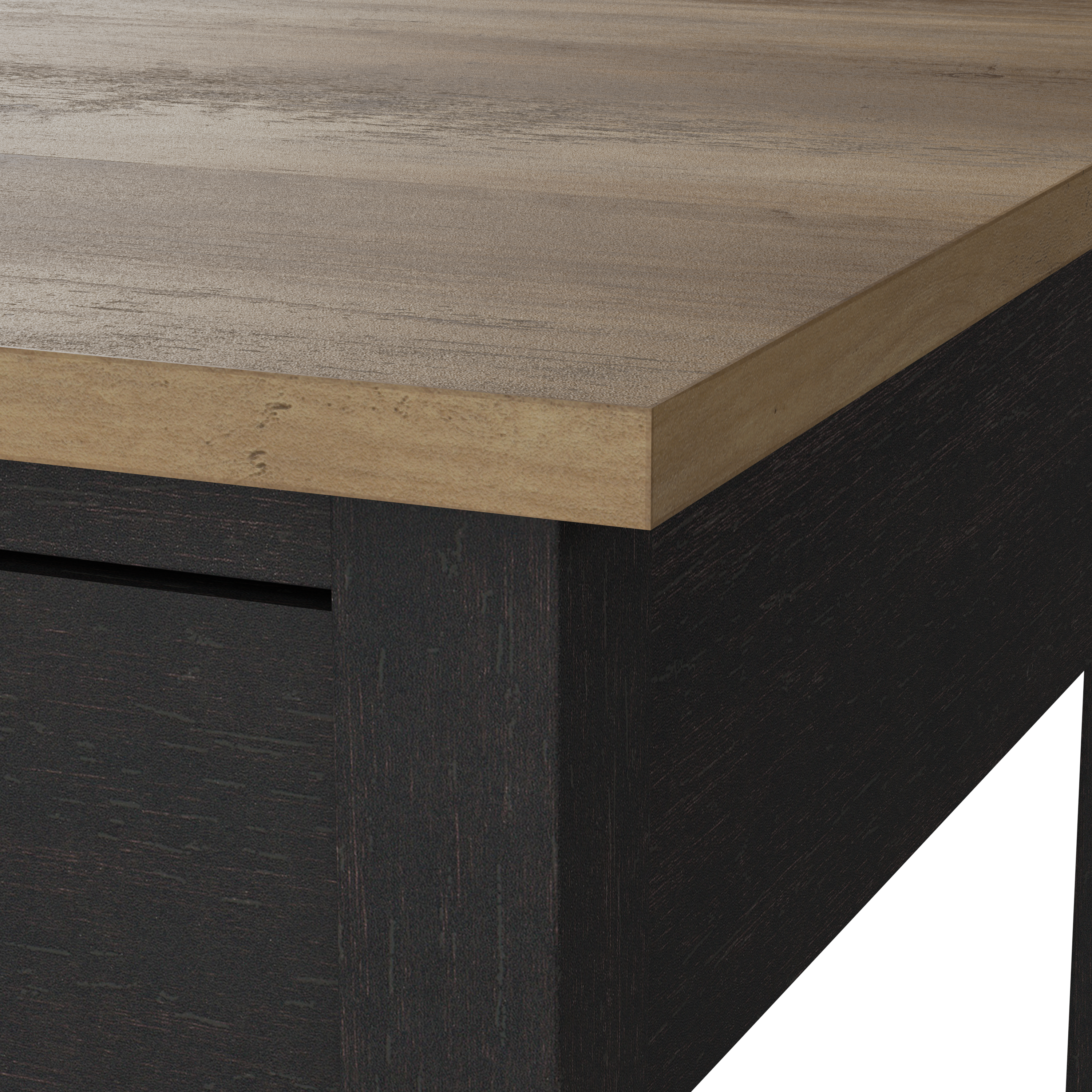 Shop Bush Furniture Mayfield 2 Drawer Lateral File Cabinet 05 MAF131V2P-03 #color_vintage black/reclaimed pine
