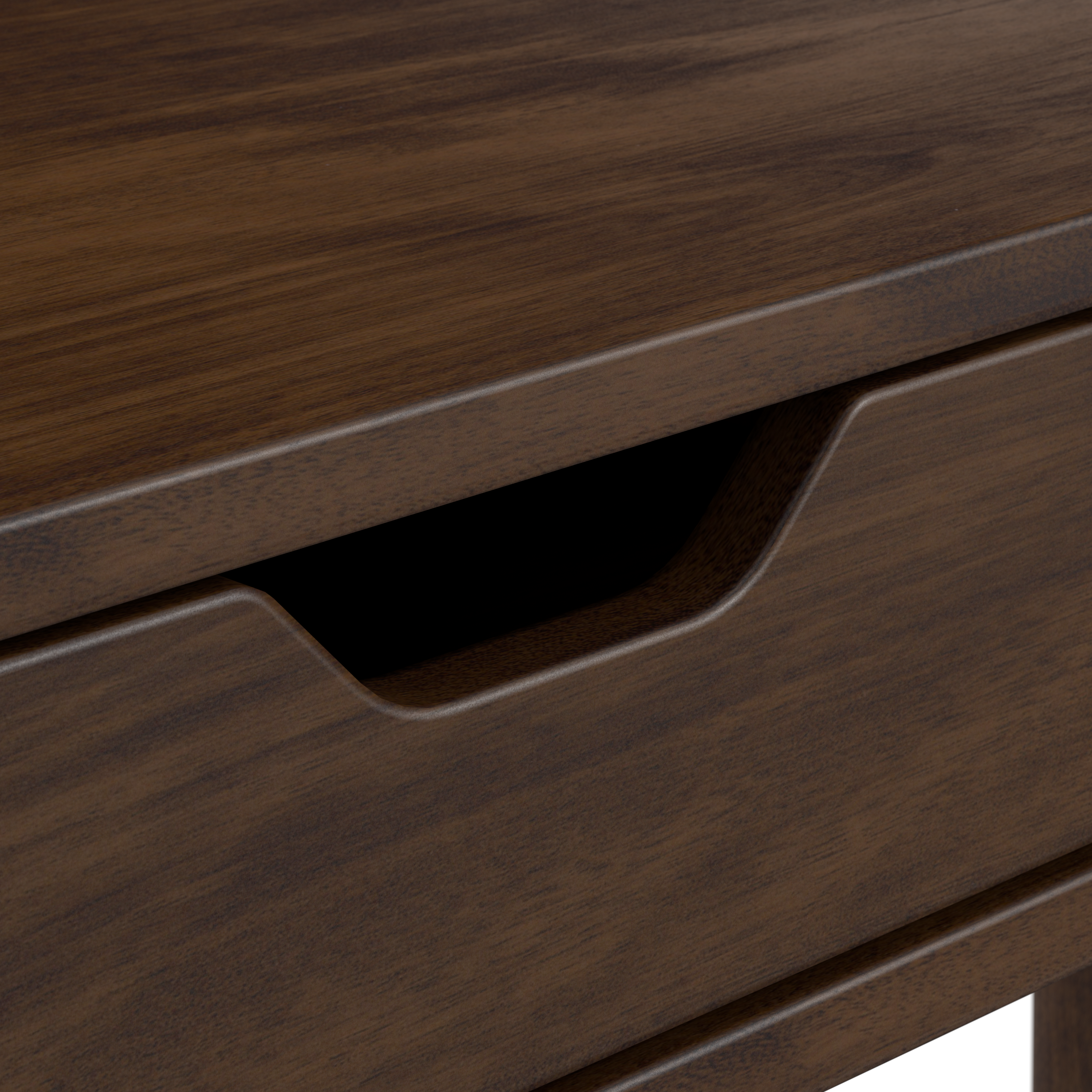 Shop Bush Furniture Nora 40W Writing Desk 03 NRD140DW-03 #color_dark walnut