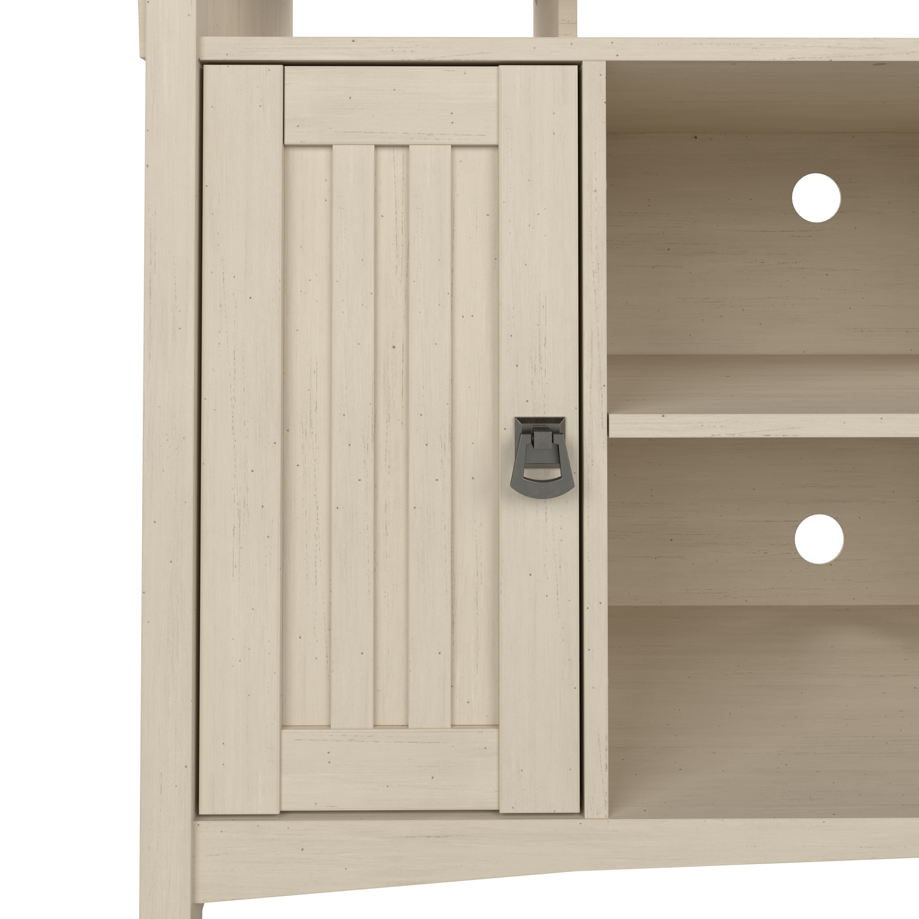 Shop Bush Furniture Salinas Accent Storage Cabinet with Doors 03 SAS147AW-03 #color_antique white