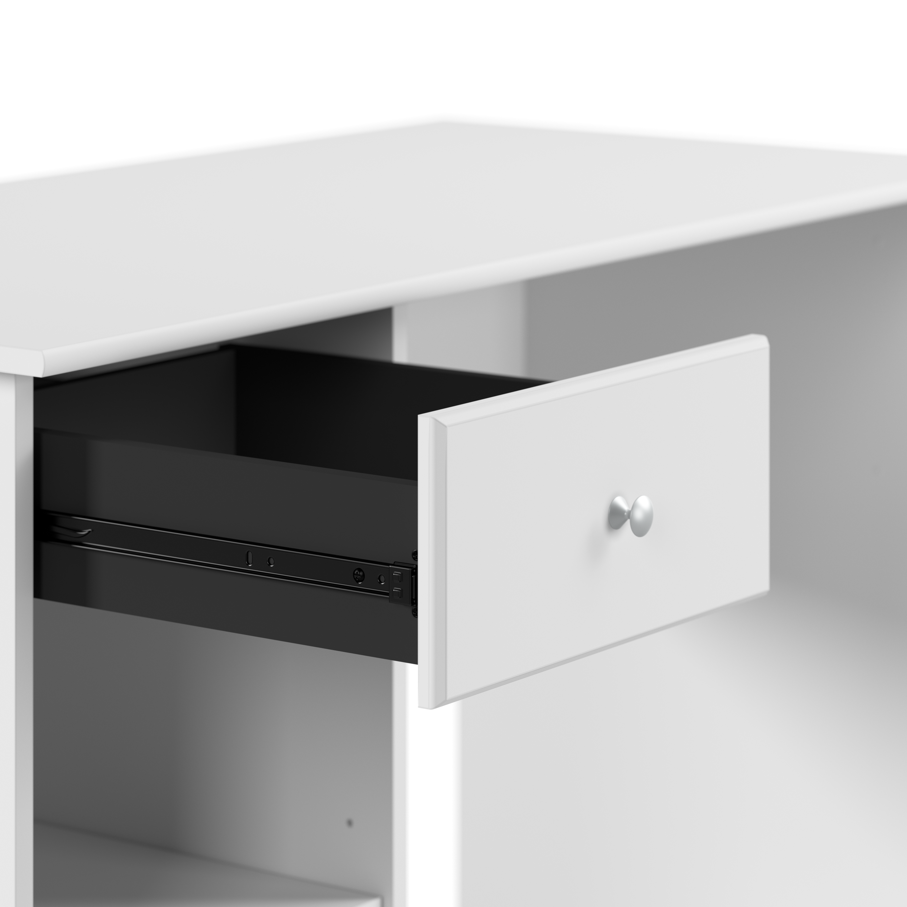 Shop Bush Furniture Cabot 48W Computer Desk with Storage 03 WC31947 #color_white