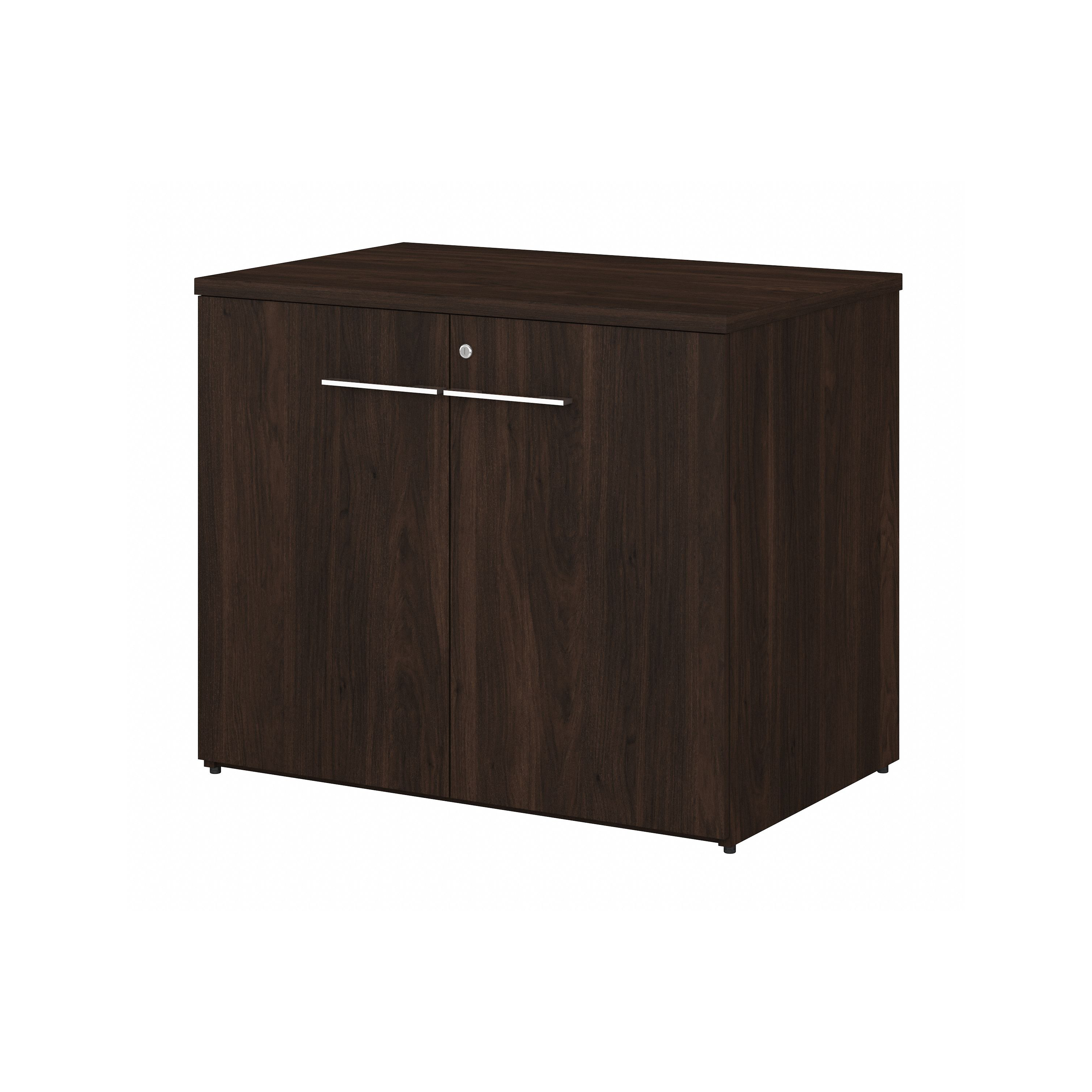 Shop Bush Business Furniture Office 500 36W Storage Cabinet with Doors - Assembled 02 OFS136BWSU #color_black walnut