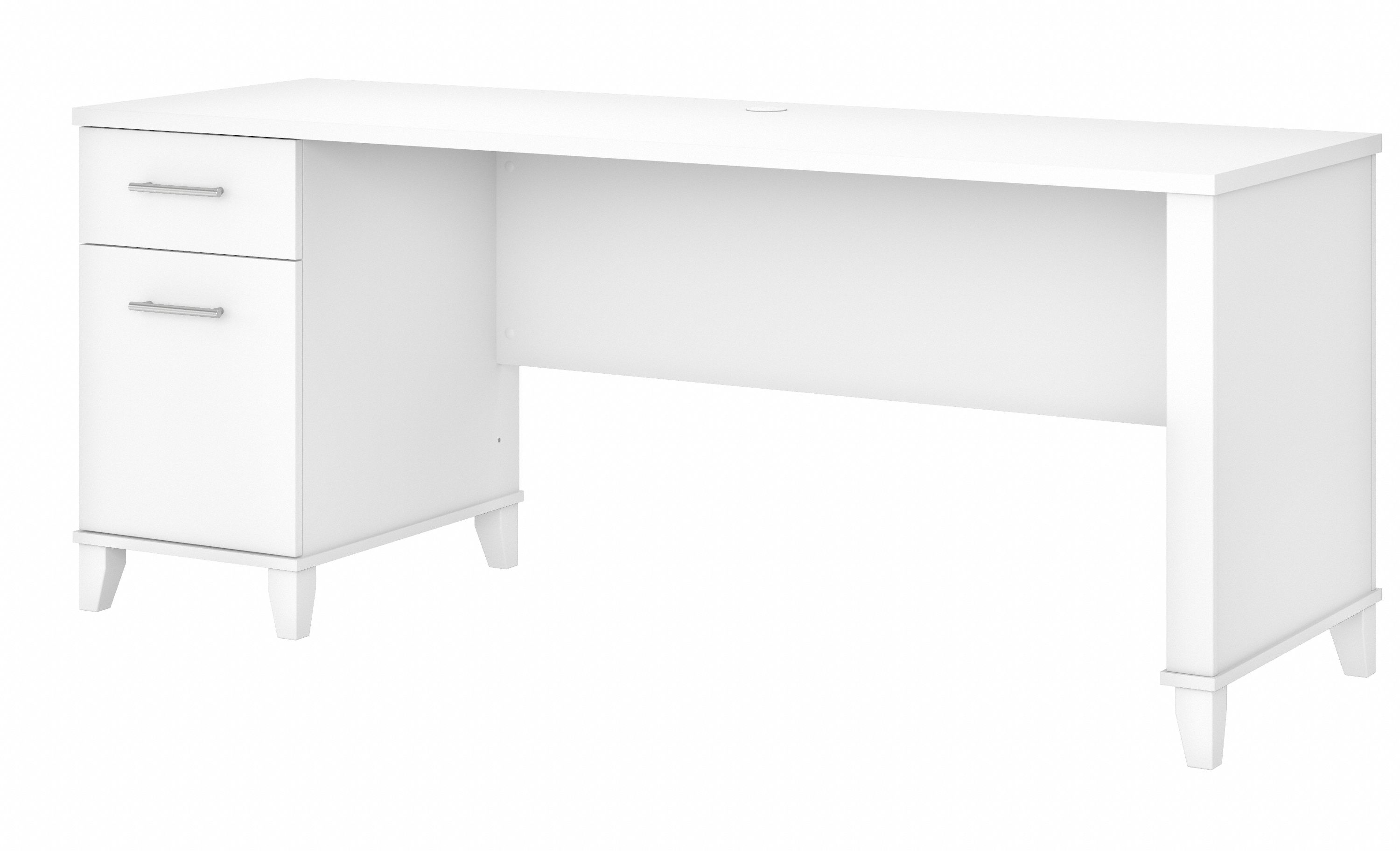 Shop Bush Furniture Somerset 72W Office Desk with Drawers 02 WC81972 #color_white