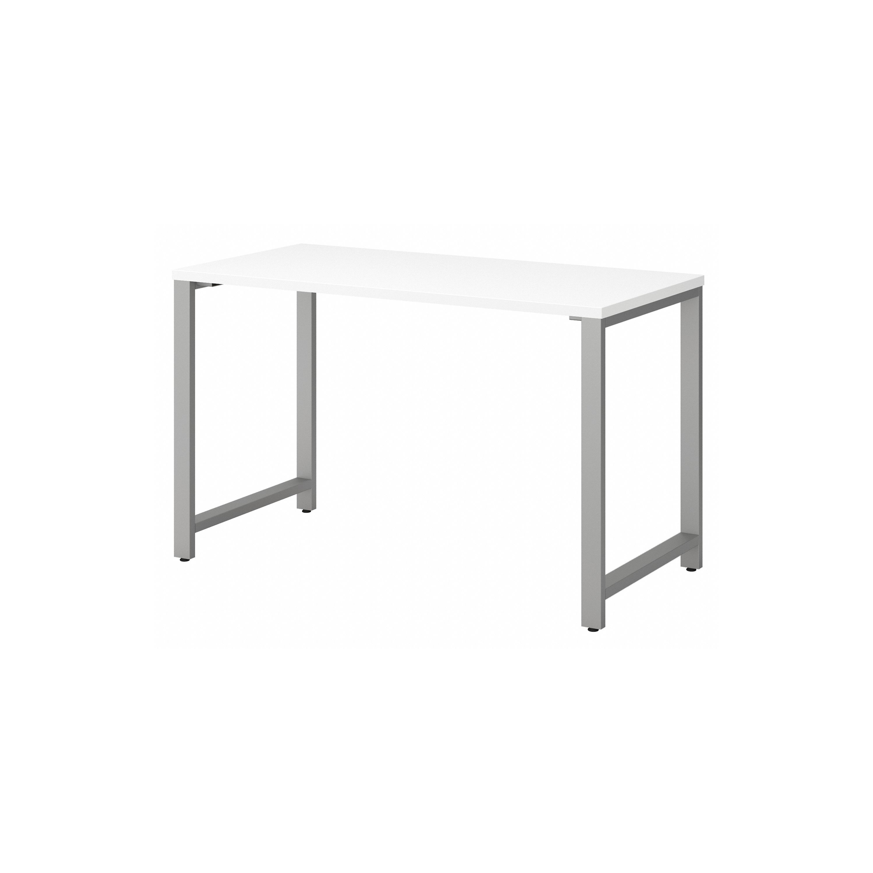 Shop Bush Business Furniture 400 Series 48W x 24D Table Desk with Metal Legs 02 400S146WH #color_white