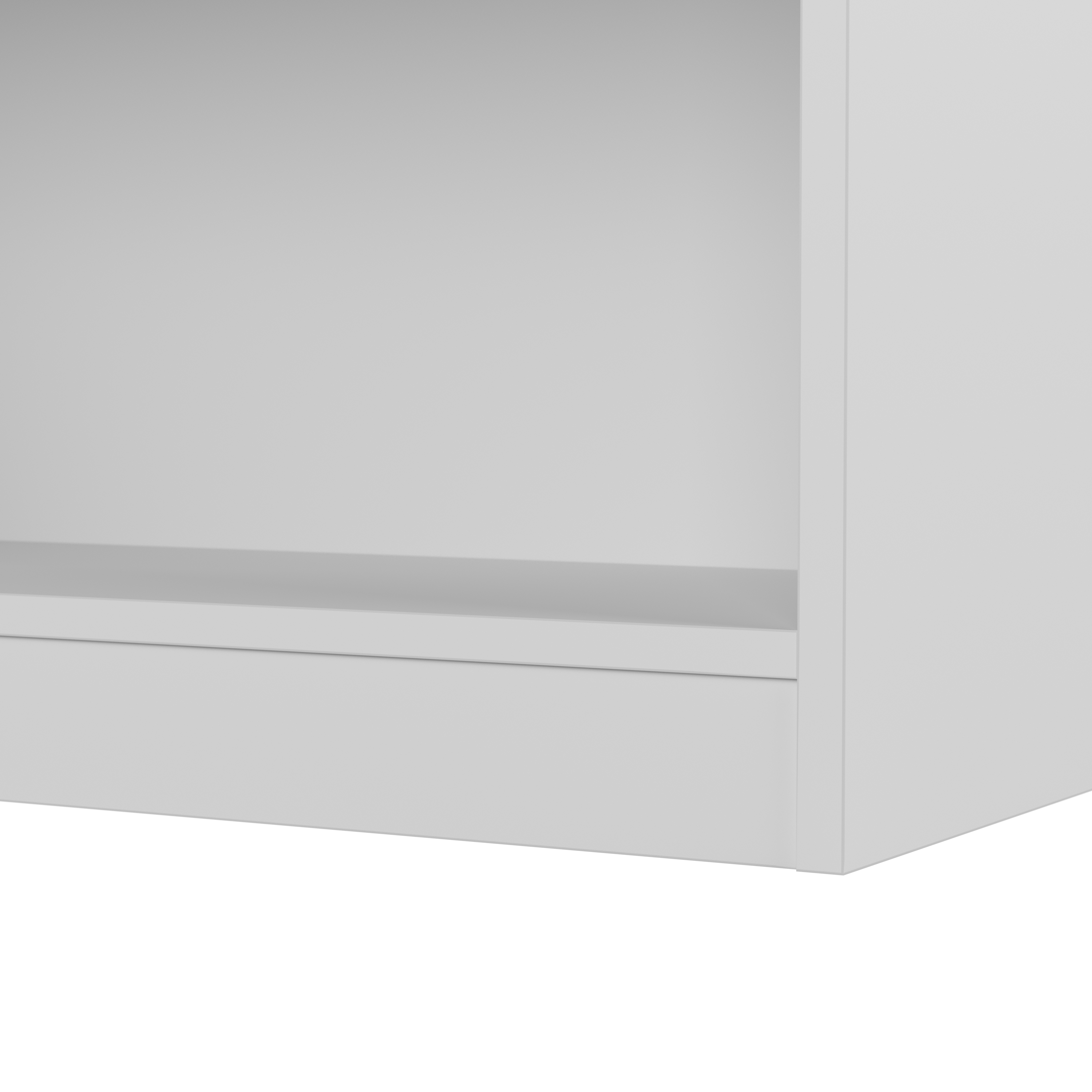 Shop Bush Furniture Universal Small 2 Shelf Bookcase 05 WL12413 #color_white