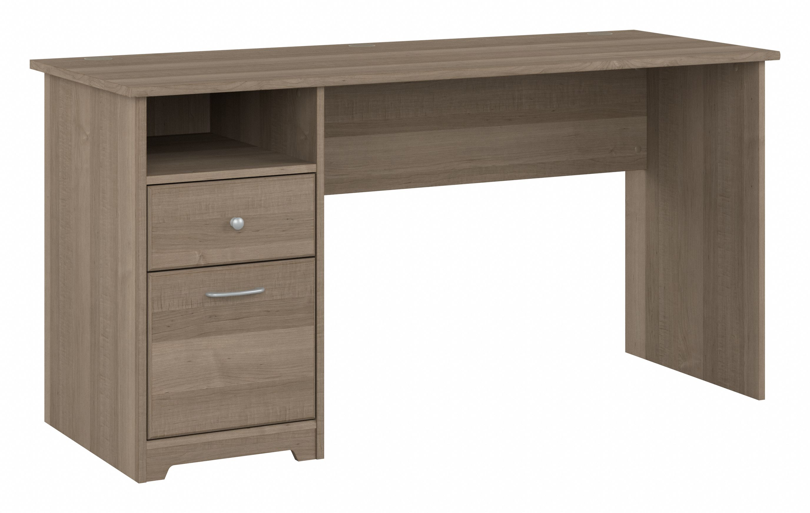 Shop Bush Furniture Cabot 60W Computer Desk with Drawers 02 WC31260 #color_ash gray