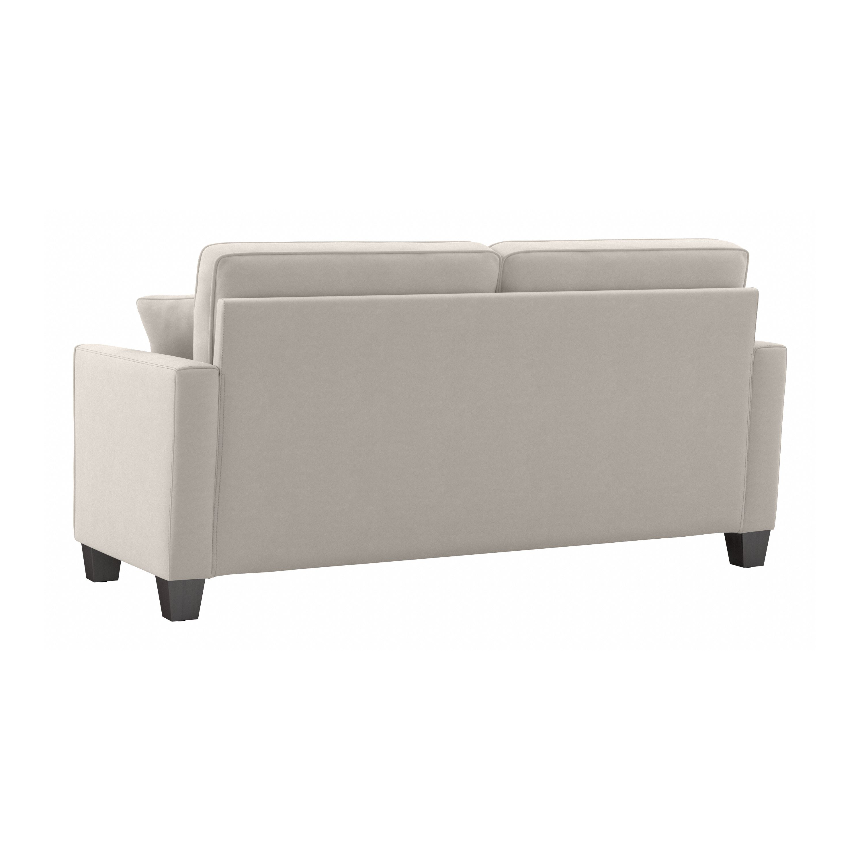 Shop Bush Furniture Flare 73W Sofa 11 FLJ73SLBM-03K #color_light beige microsuede fabric