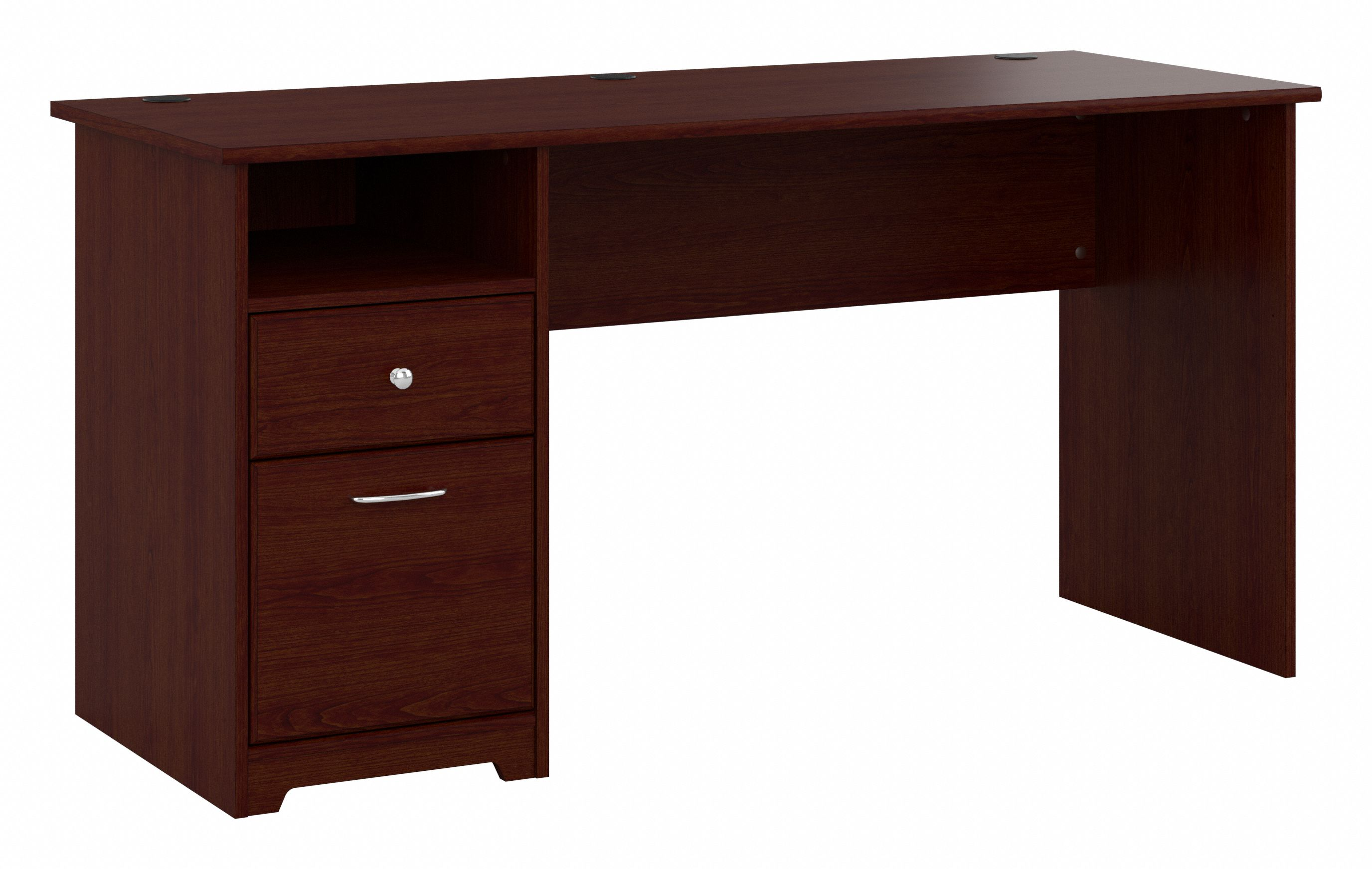 Shop Bush Furniture Cabot 60W Computer Desk with Drawers 02 WC31460 #color_harvest cherry
